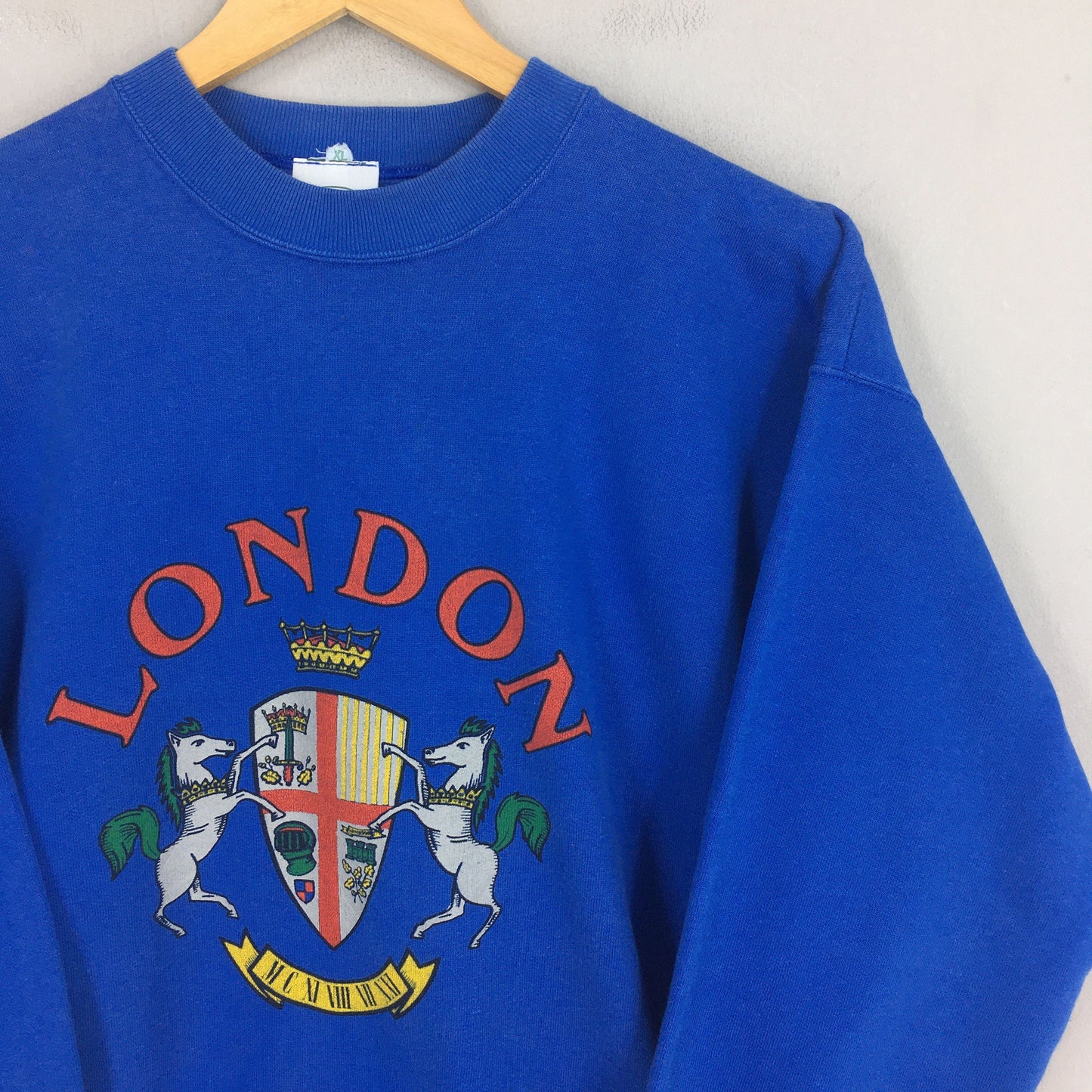 London England Blue Sweatshirt Medium