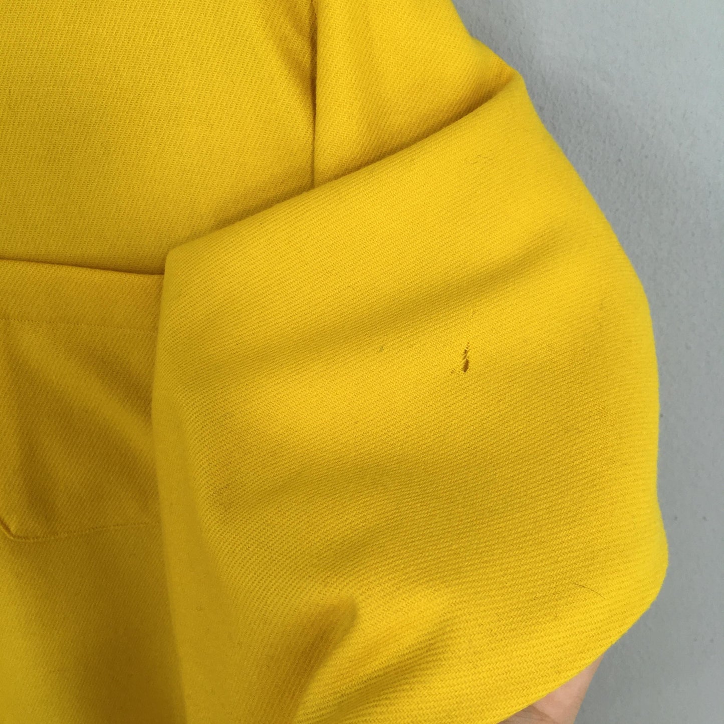 Ys For Men Yohji Yamamoto Laine Wool Shirt XLarge