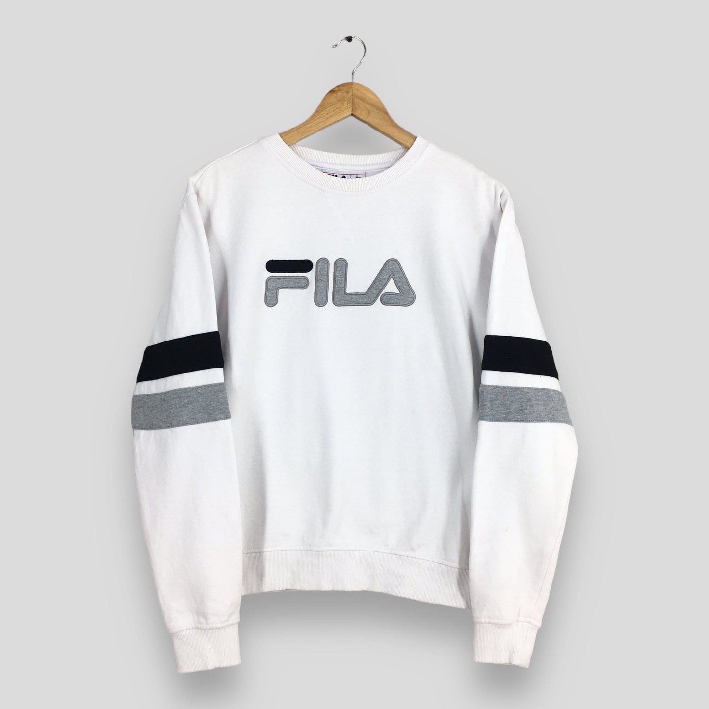 Fila Italia White Sweatshirt Medium