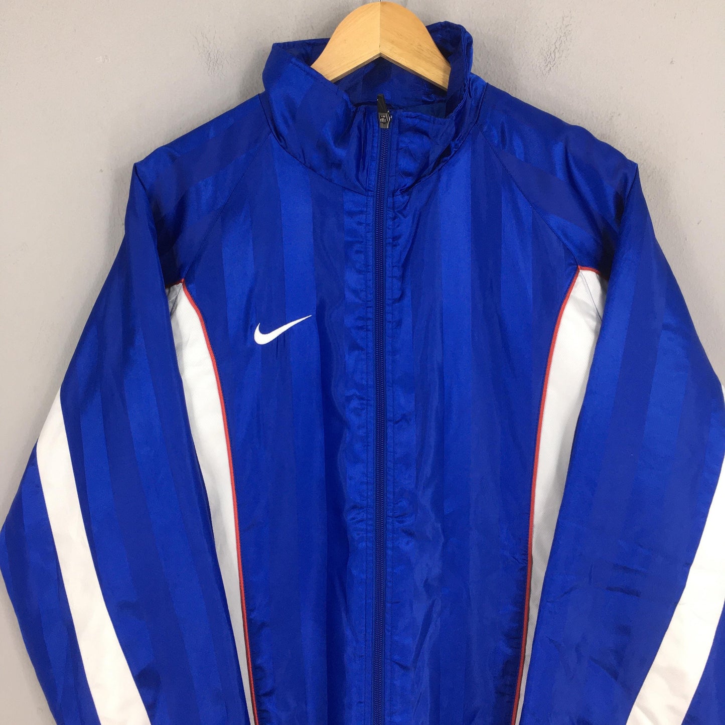 Nike Windbreaker Blue Hoodie Jacket Large