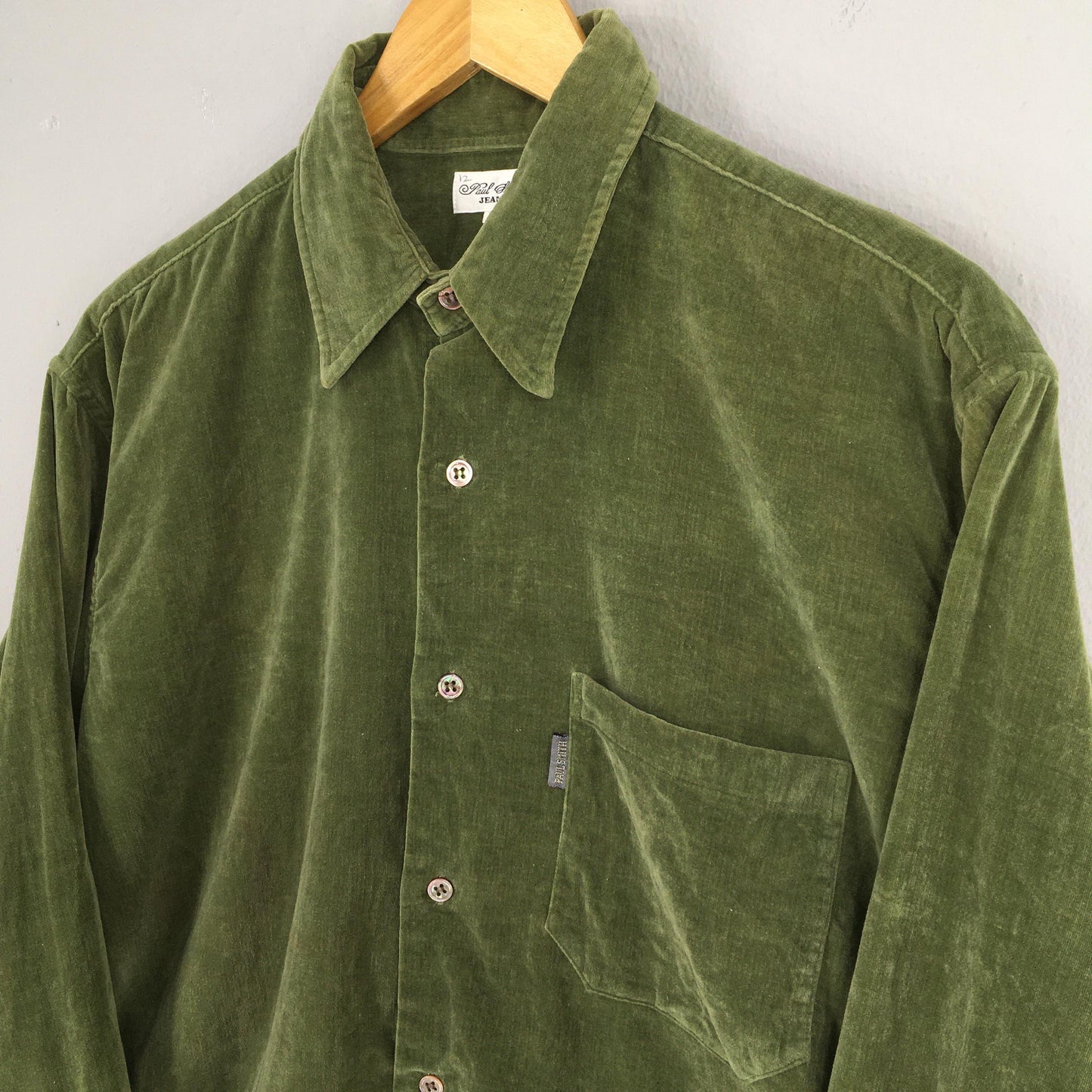 Paul Smith London Green Flannel Shirt Medium