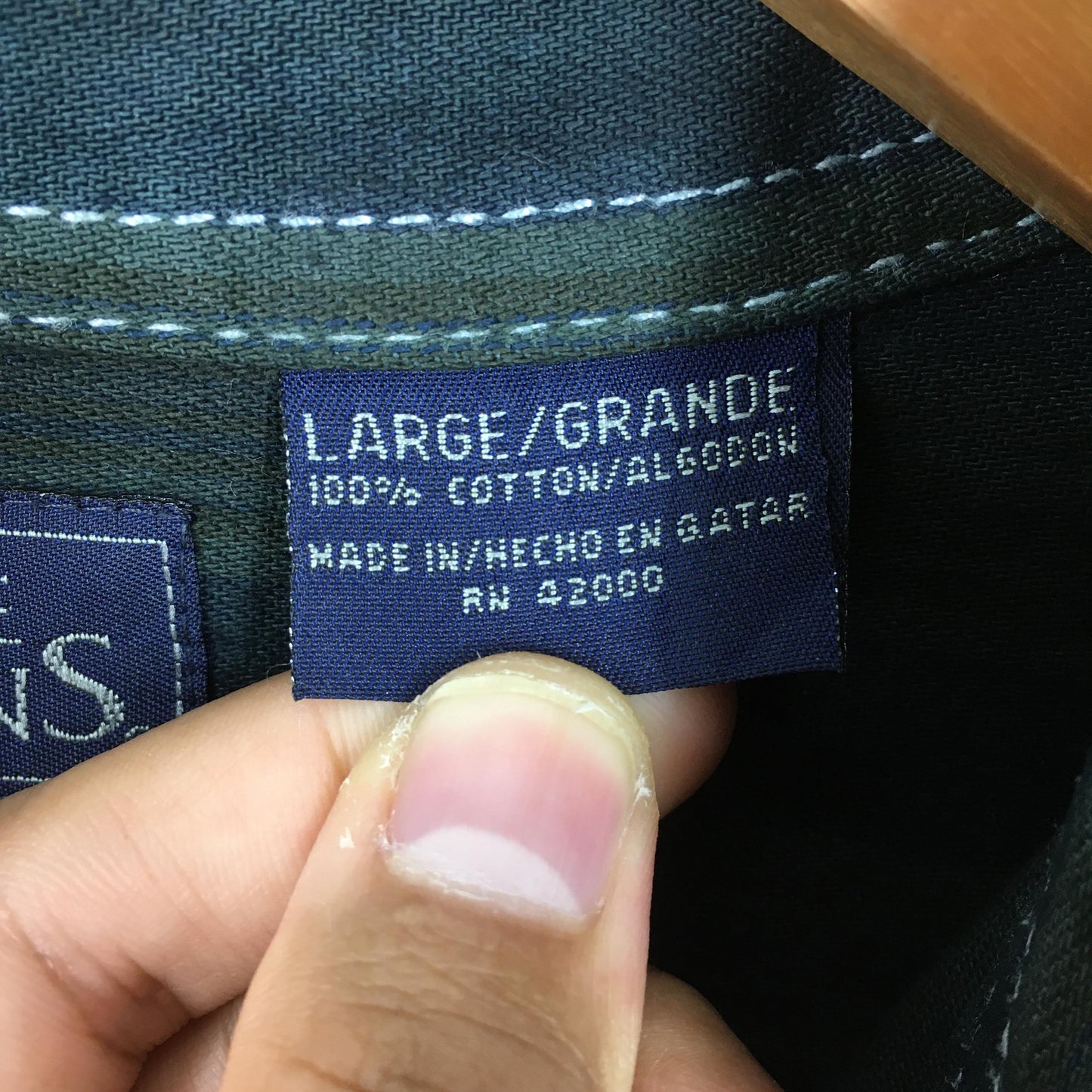 Basics Editions Multicolor Stripes Flannel Shirt Large