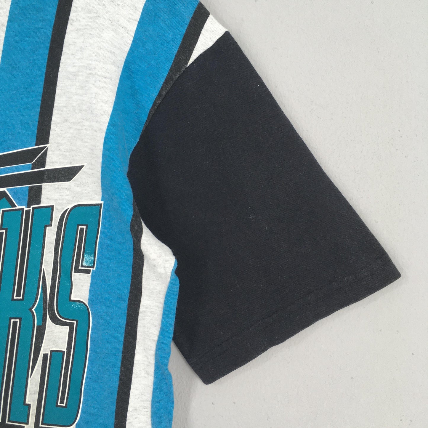 San Jose Sharks NHL Striped Tshirt Small