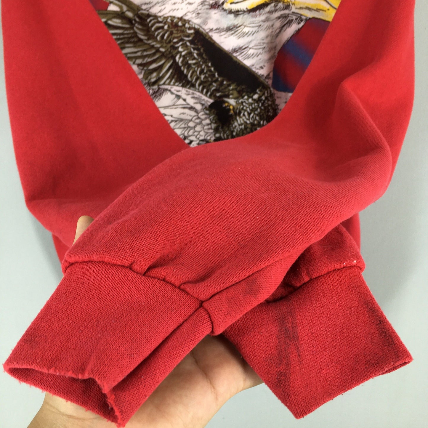 Eagles Animal Red Sweatshirt XLarge