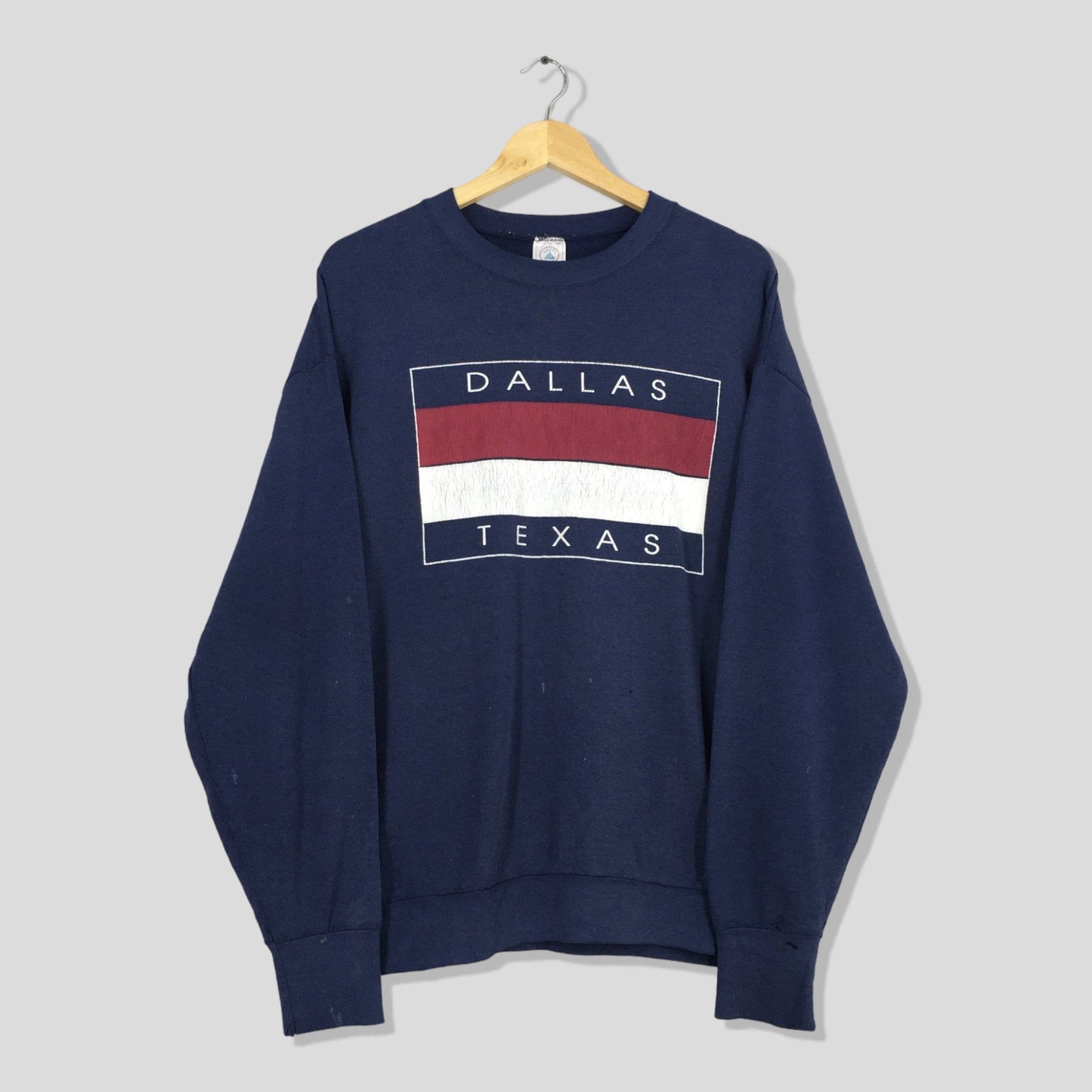 Dallas Texas Blue Sweatshirt Large