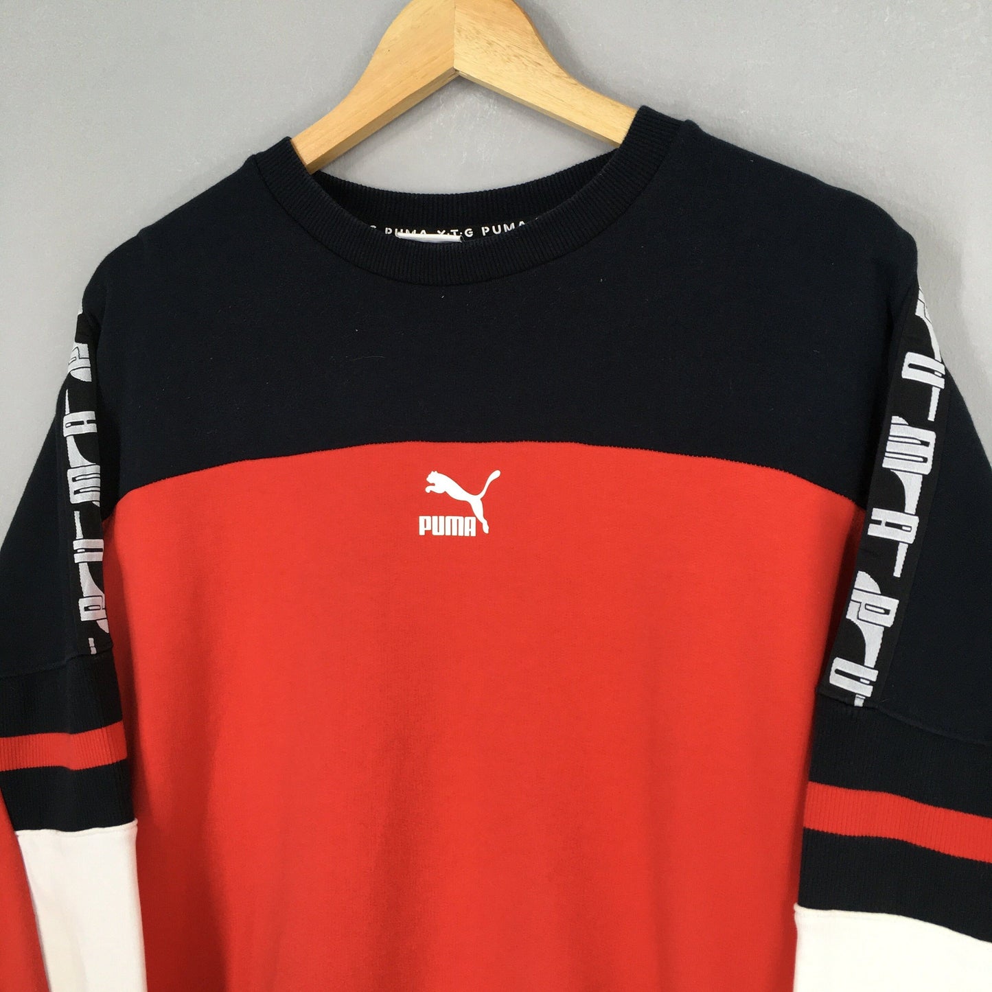 Puma Cougar Red/Black Sweater Medium