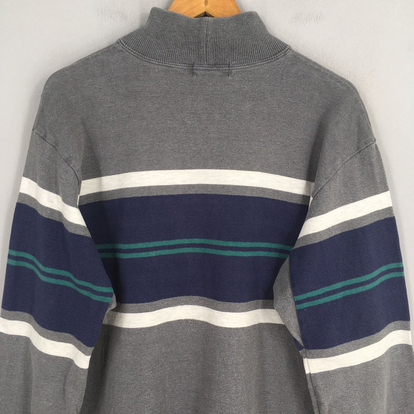 LL Bean Stripes Sweatshirt Large