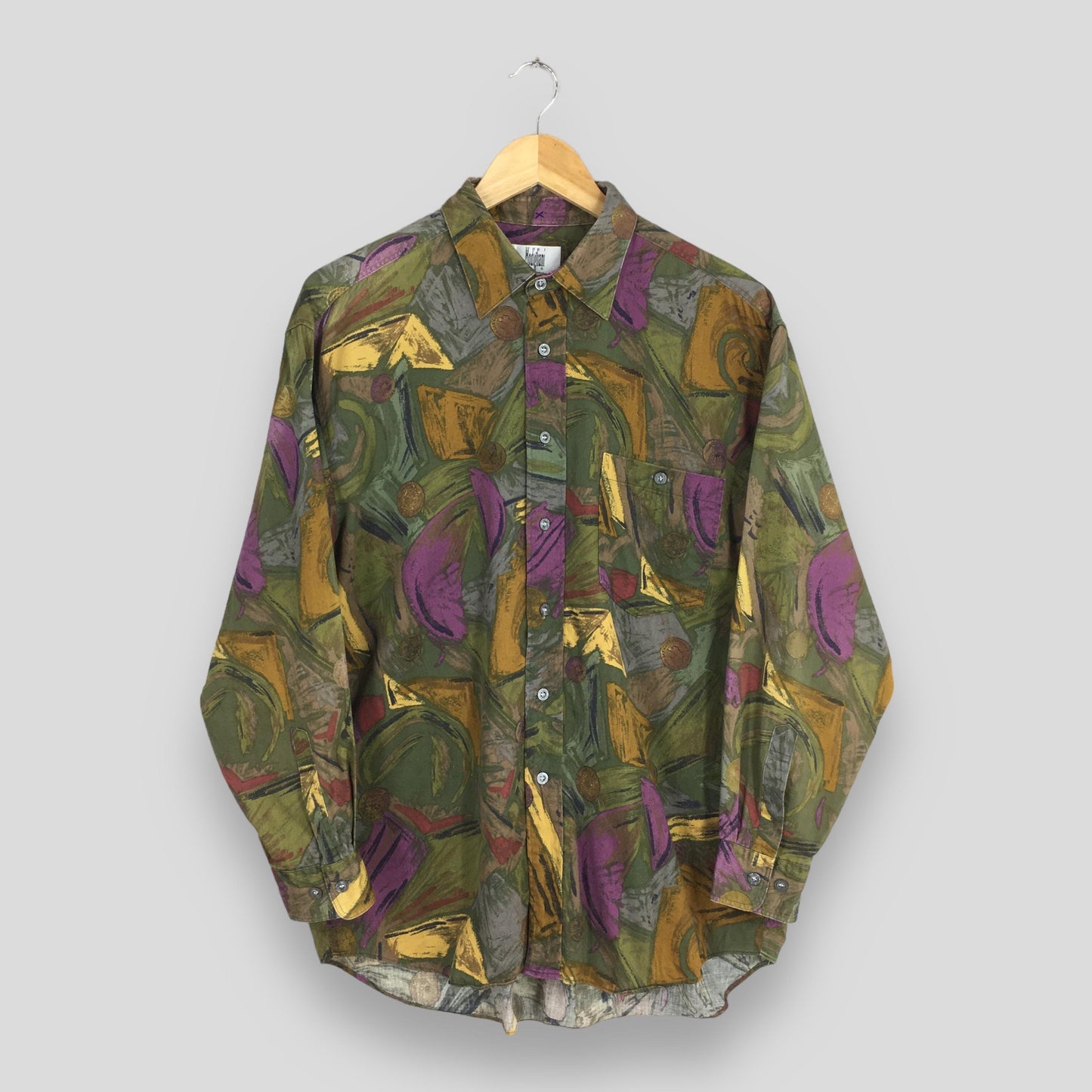 Modigliani Abstract Psychedelic Shirt Large