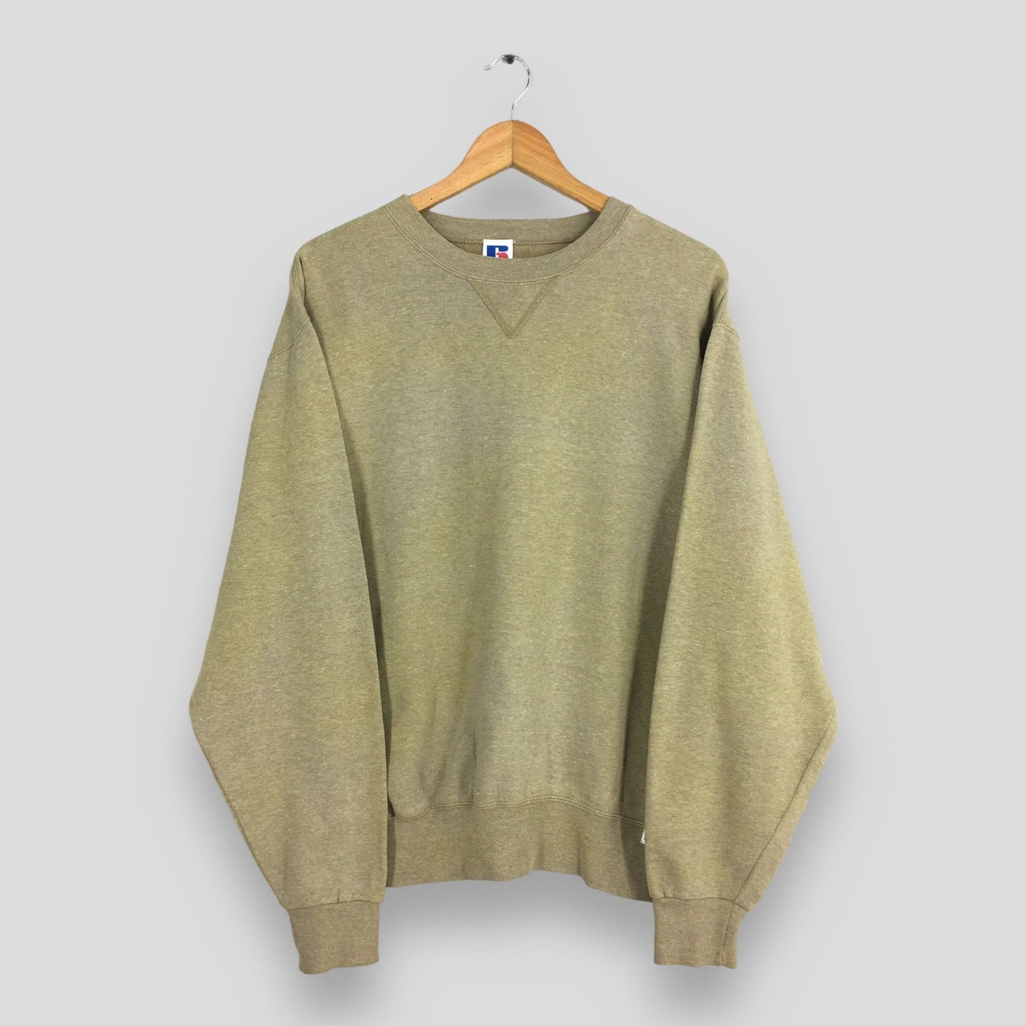 Russell Athletic Beige Faded Sweatshirt Large