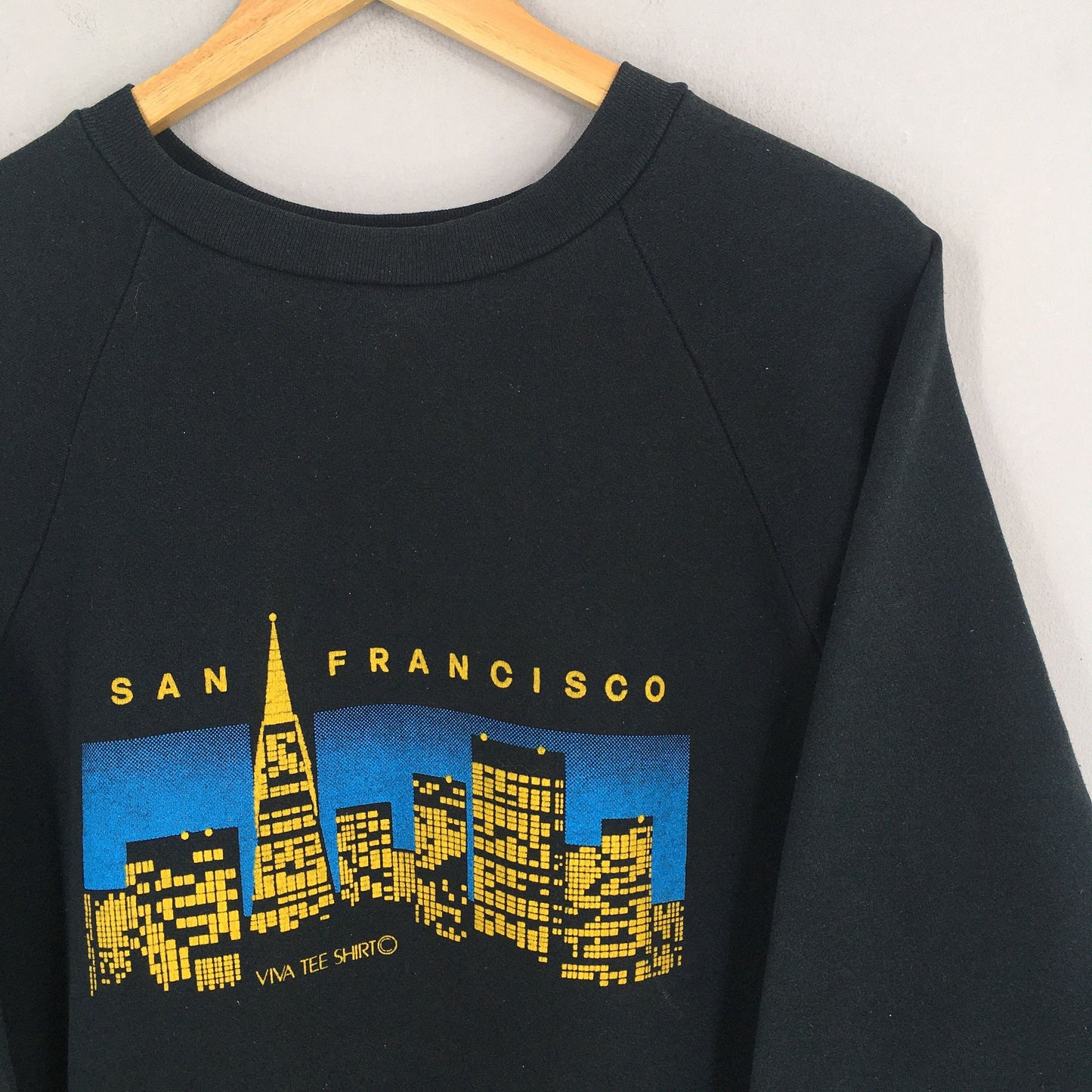 San Francisco California Black Sweatshirt L