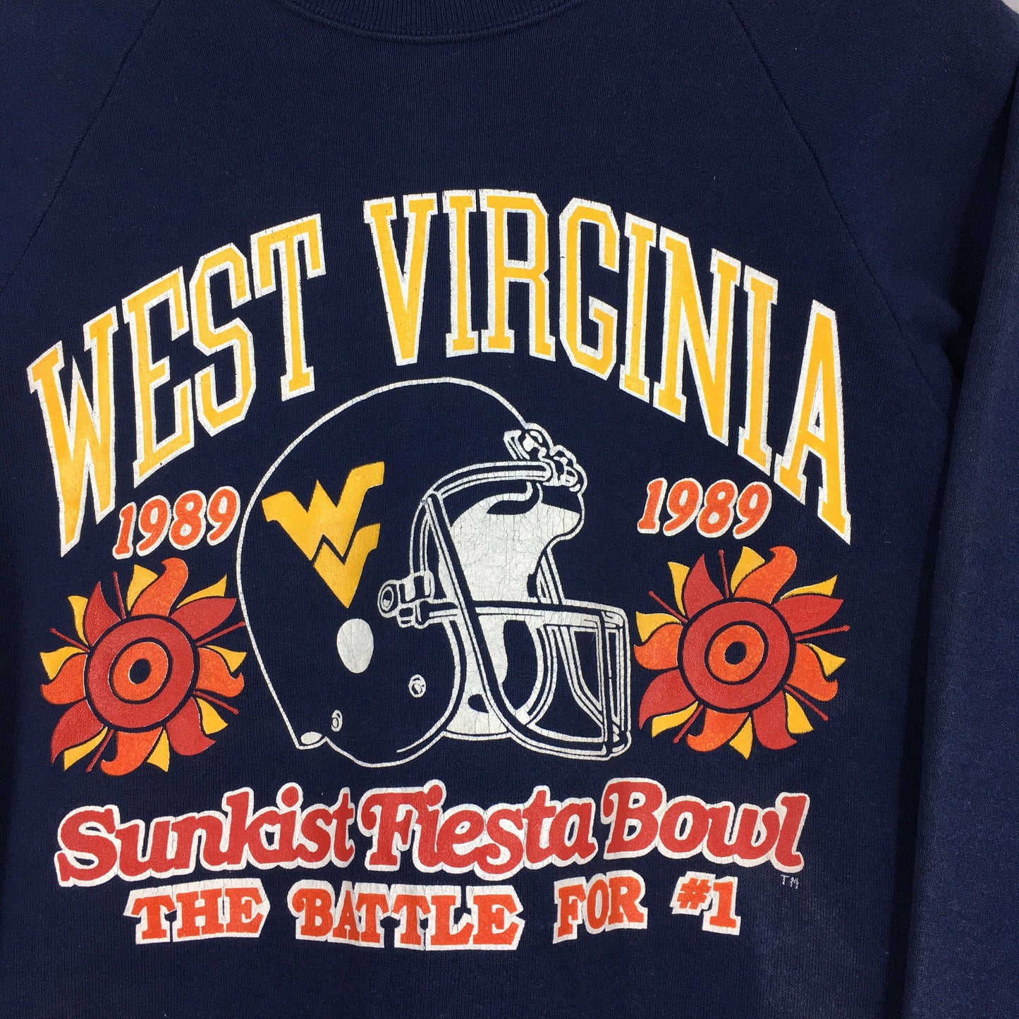 West Virginia Mountaineers Football Sweatshirt Large