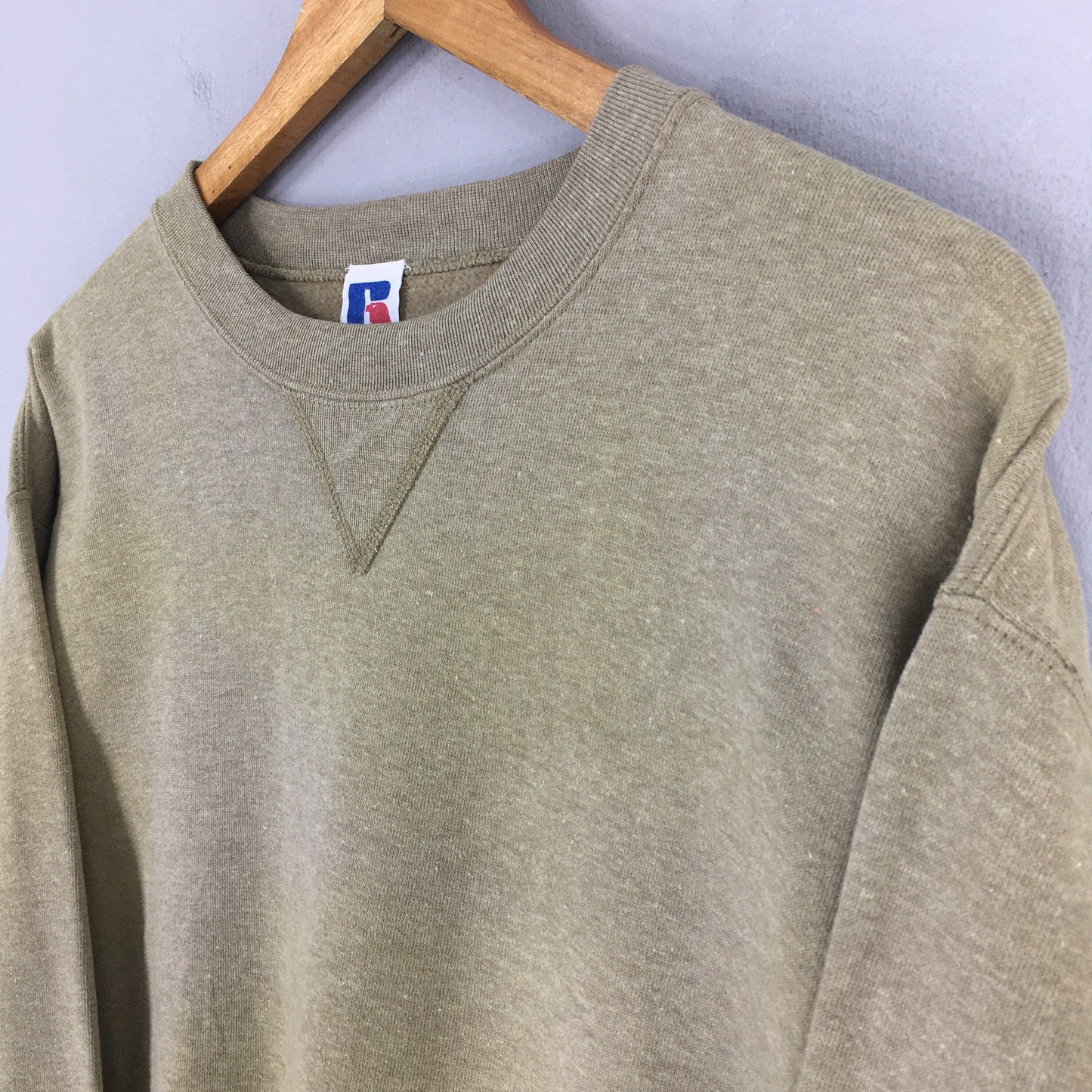 Russell Athletic Beige Faded Sweatshirt Large