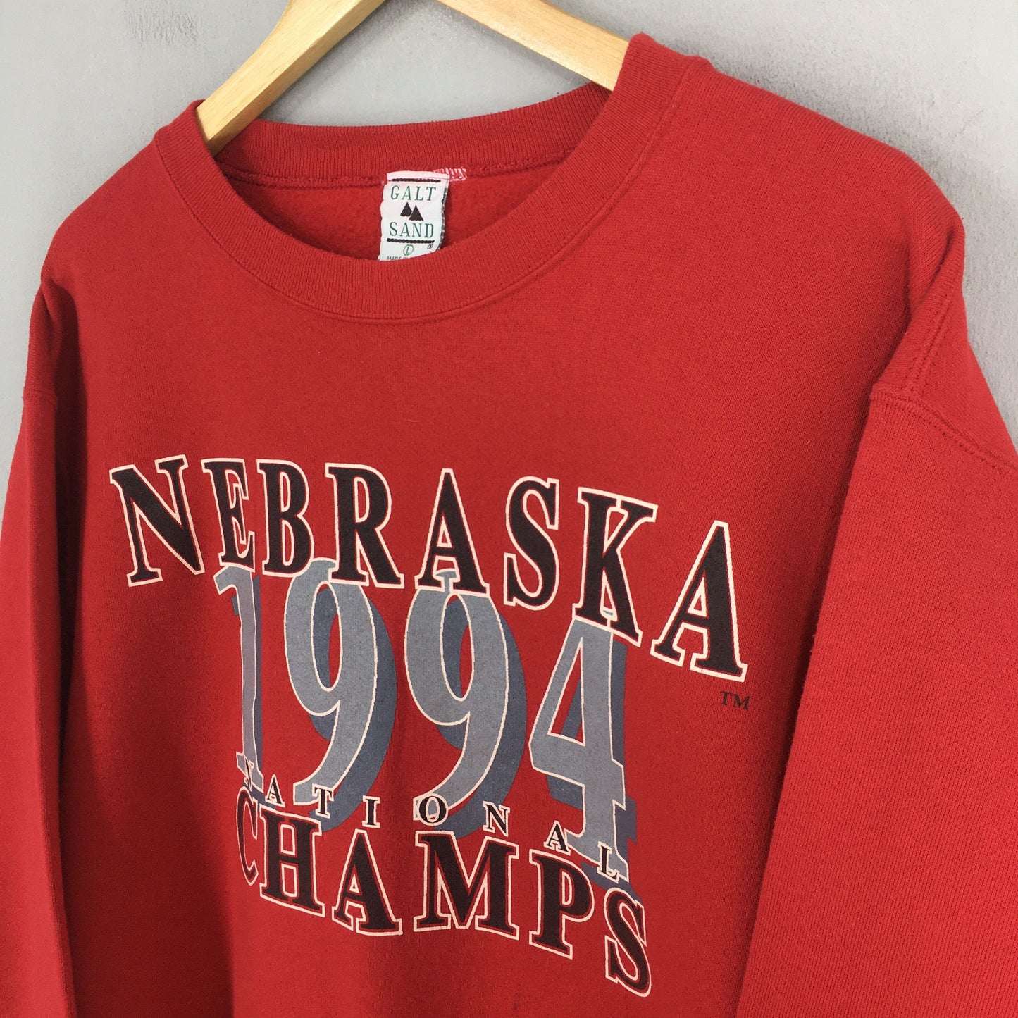 Champs Nebraska Cornhuskers Football Sweatshirts Large