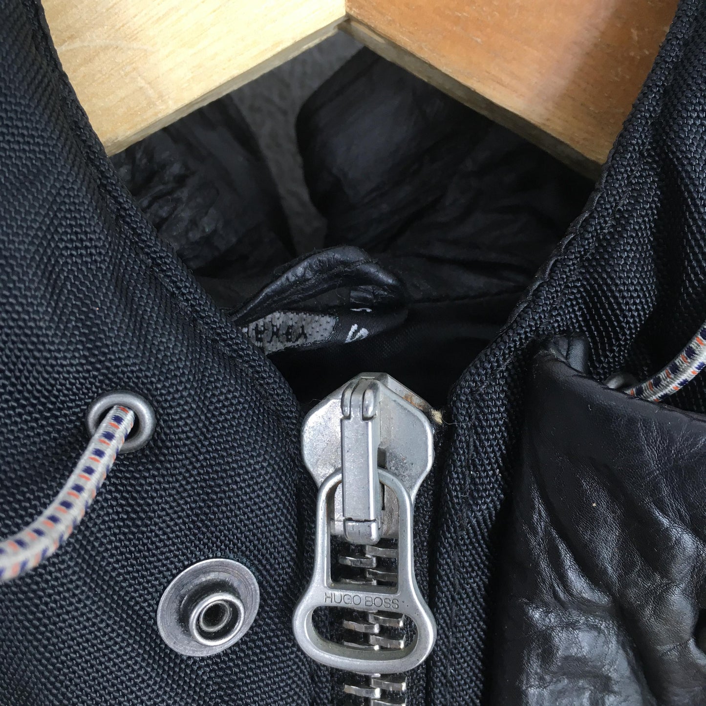 Hugo Boss Black Leather Jorik Jacket Large