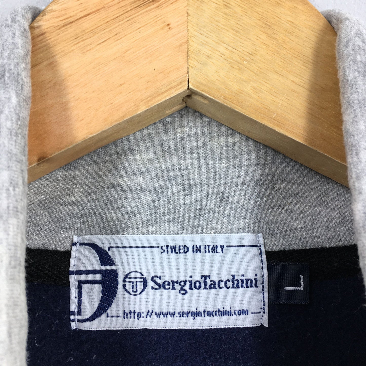 Sergio Tacchini Blue Sweater Large