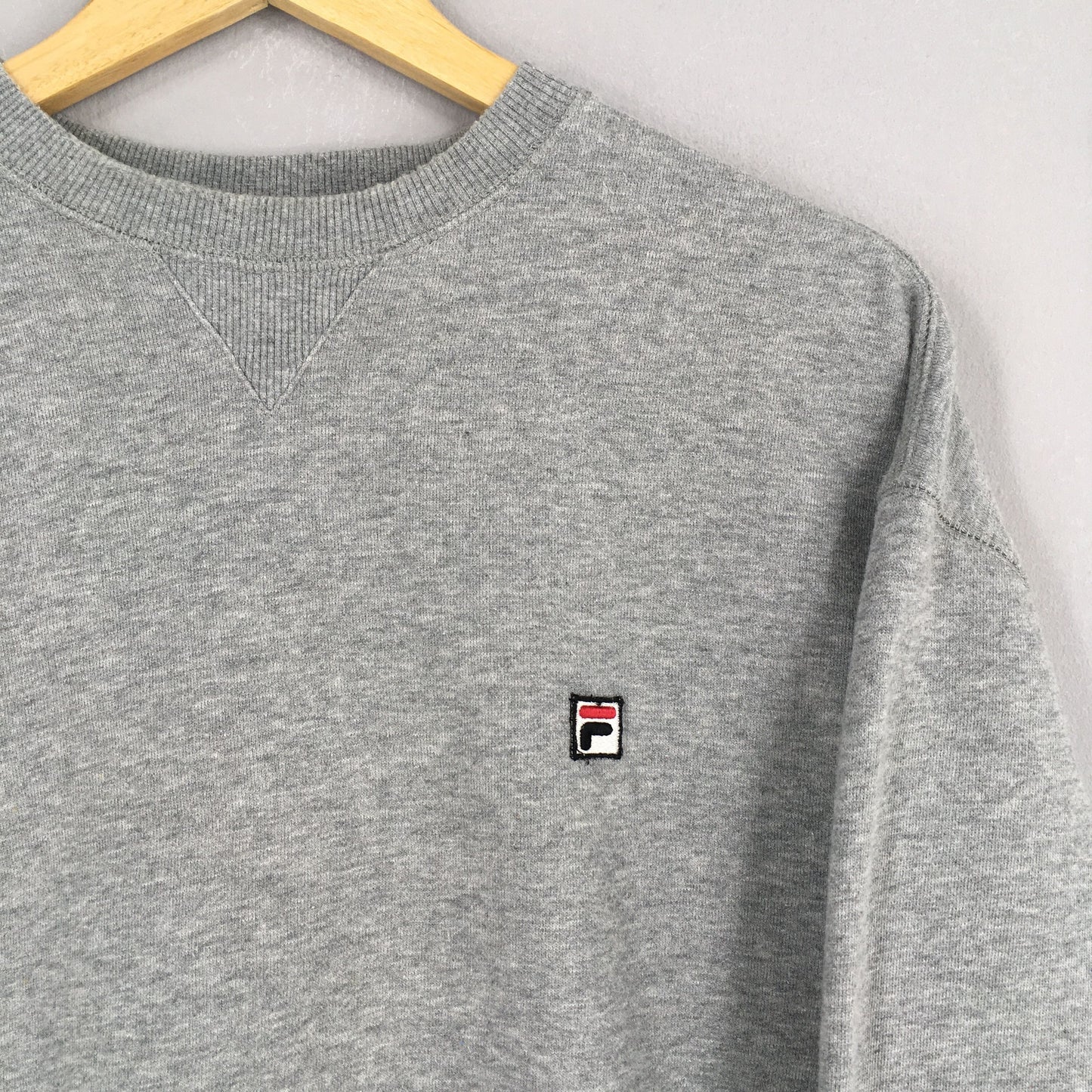 Fila Italia Sports Gray Sweatshirt Medium