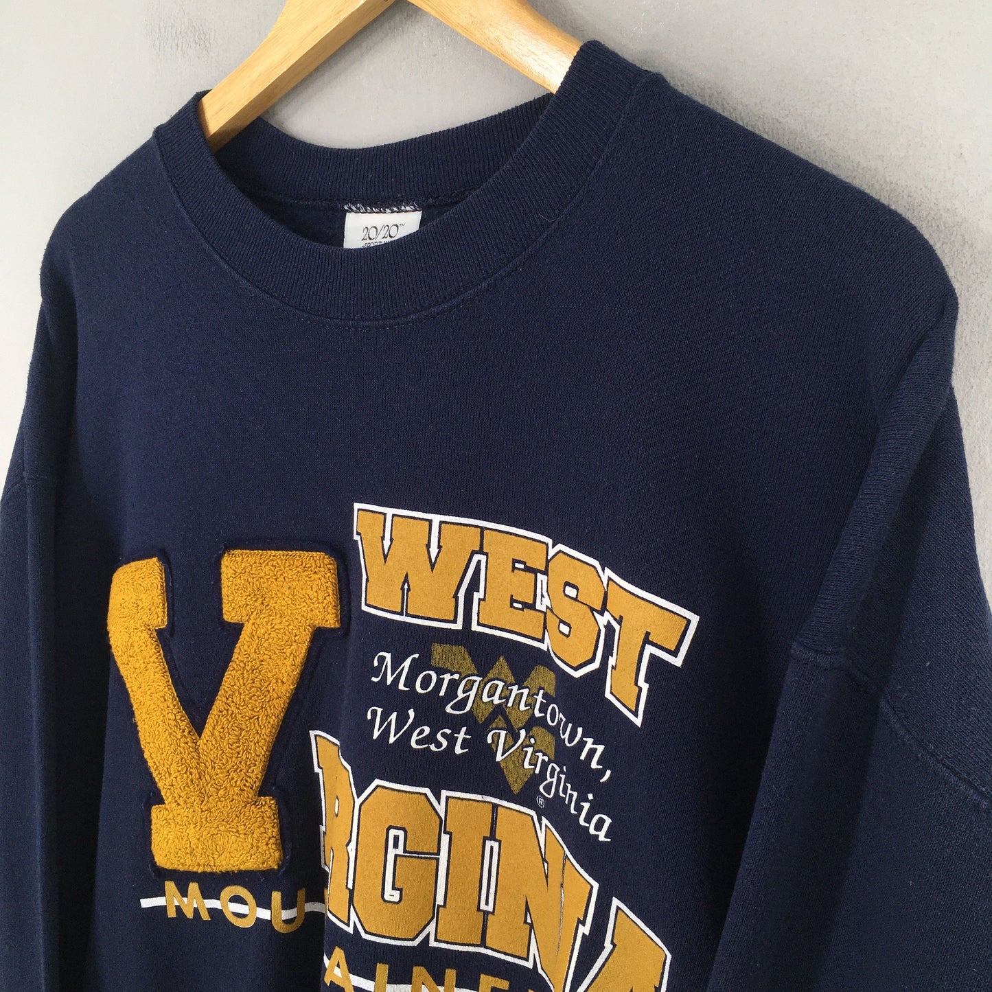 West Virginia Mountaineers Football Ncaa Sweatshirt XLarge