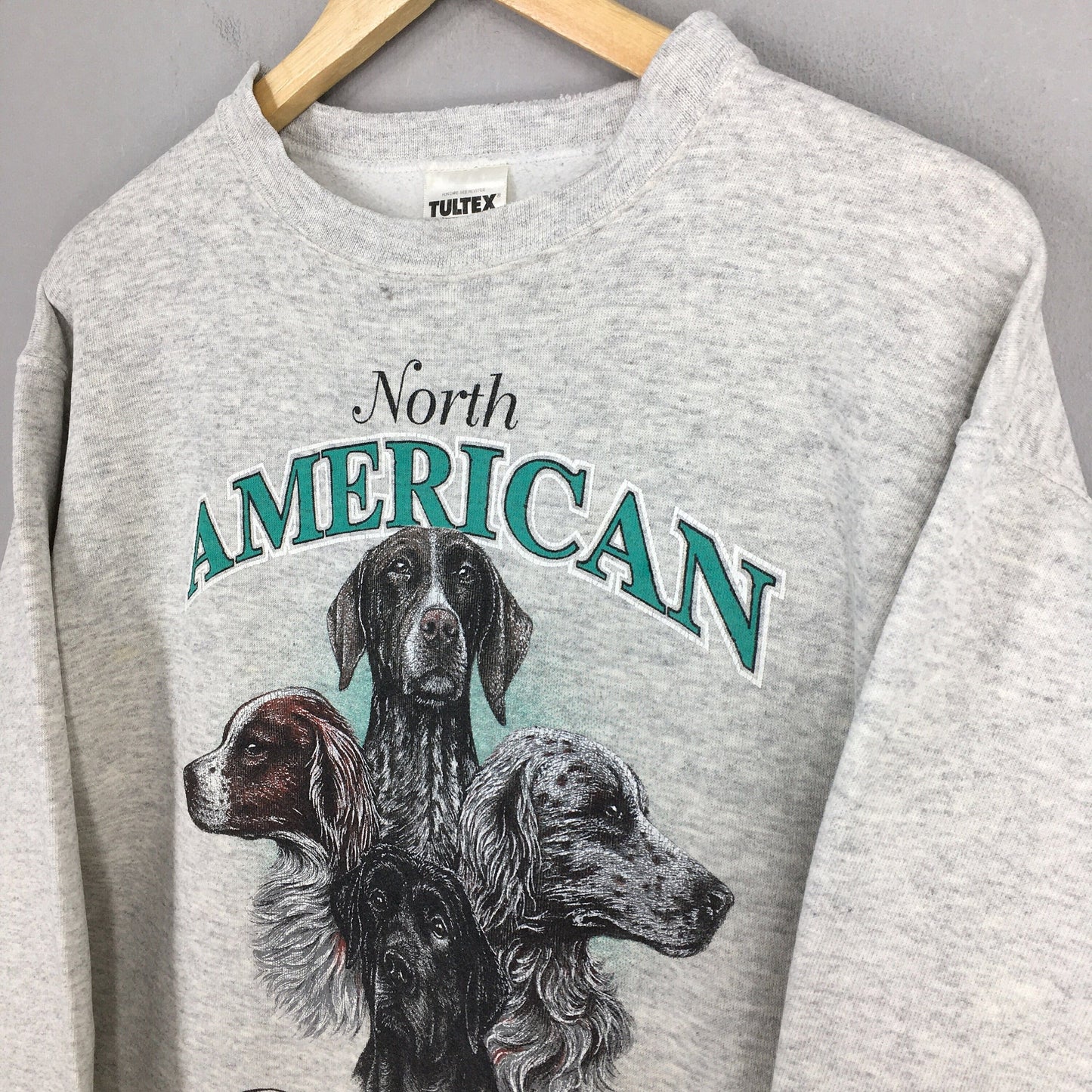 North American Outfitters Dogs Gray Sweatshirt Medium