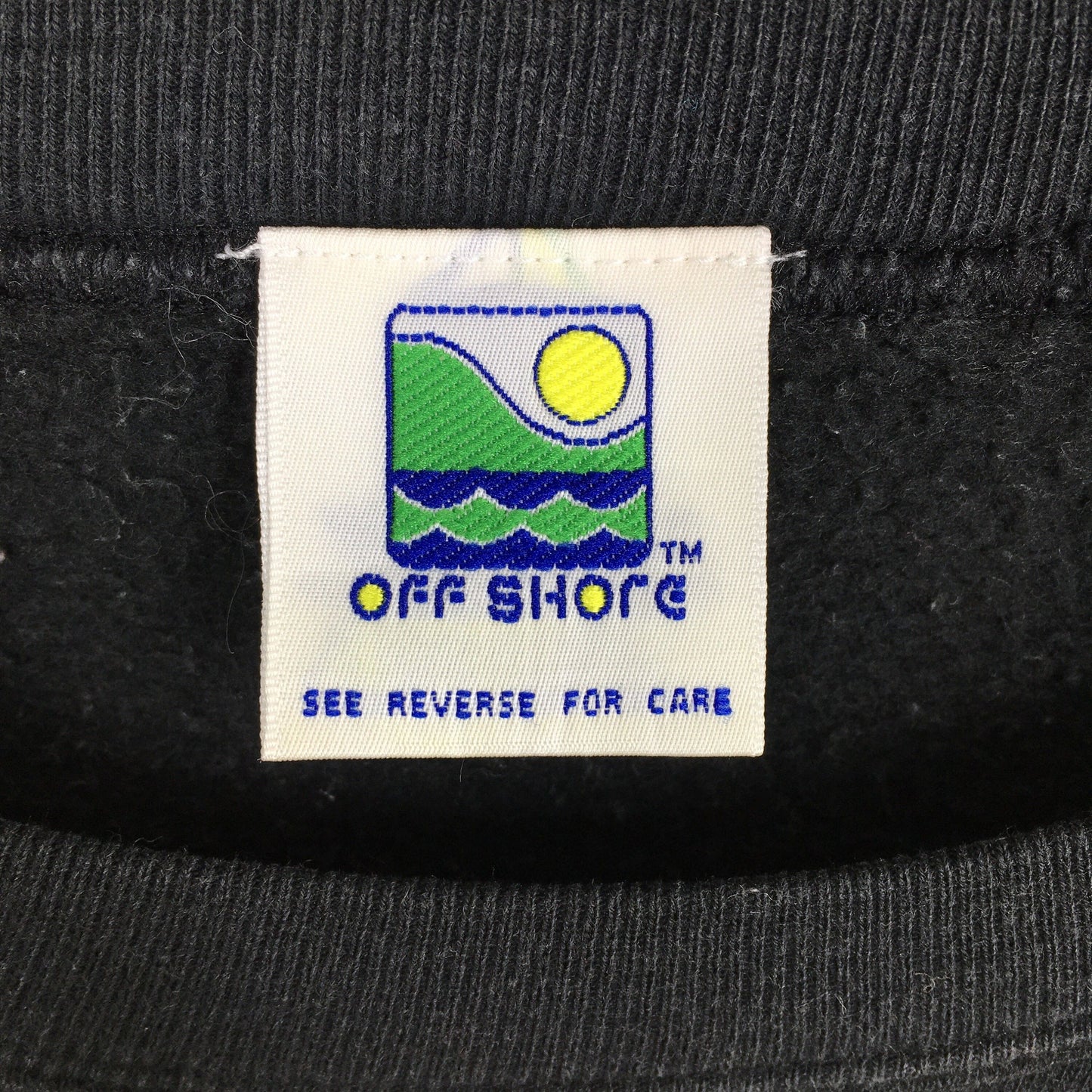 Offshore Surf Black Sweatshirt Medium