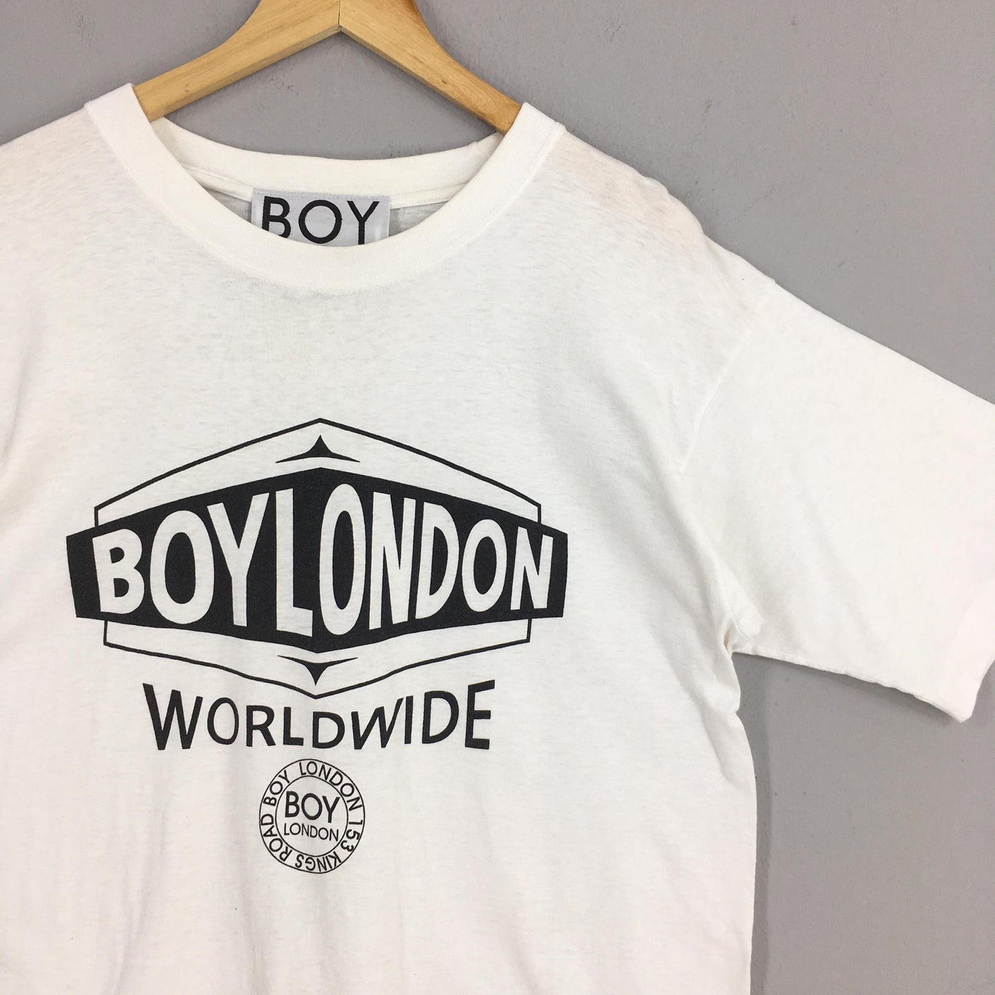 Boy London Worldwide White Tshirt Medium