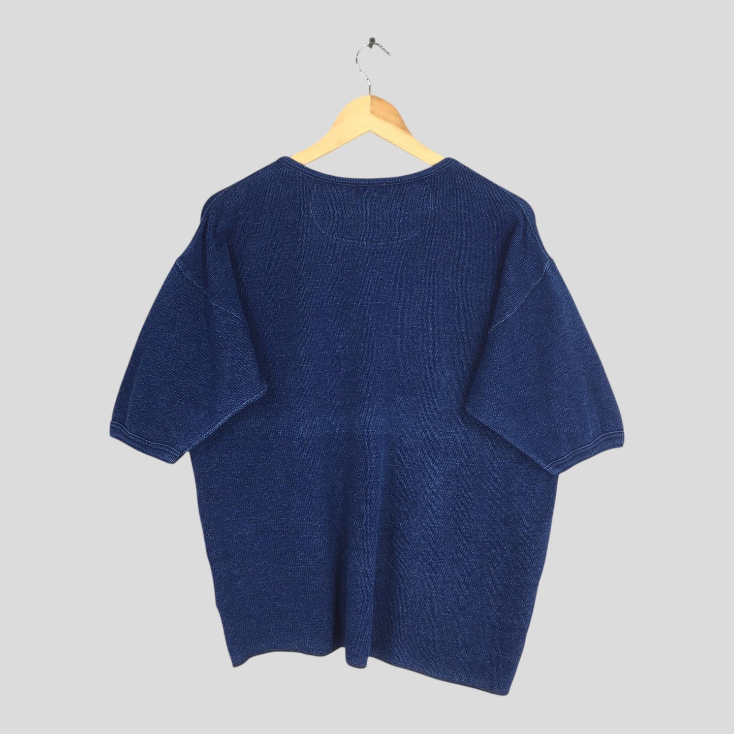 Journal Standard Homestead Blue Indigo Dyed Tshirt Large