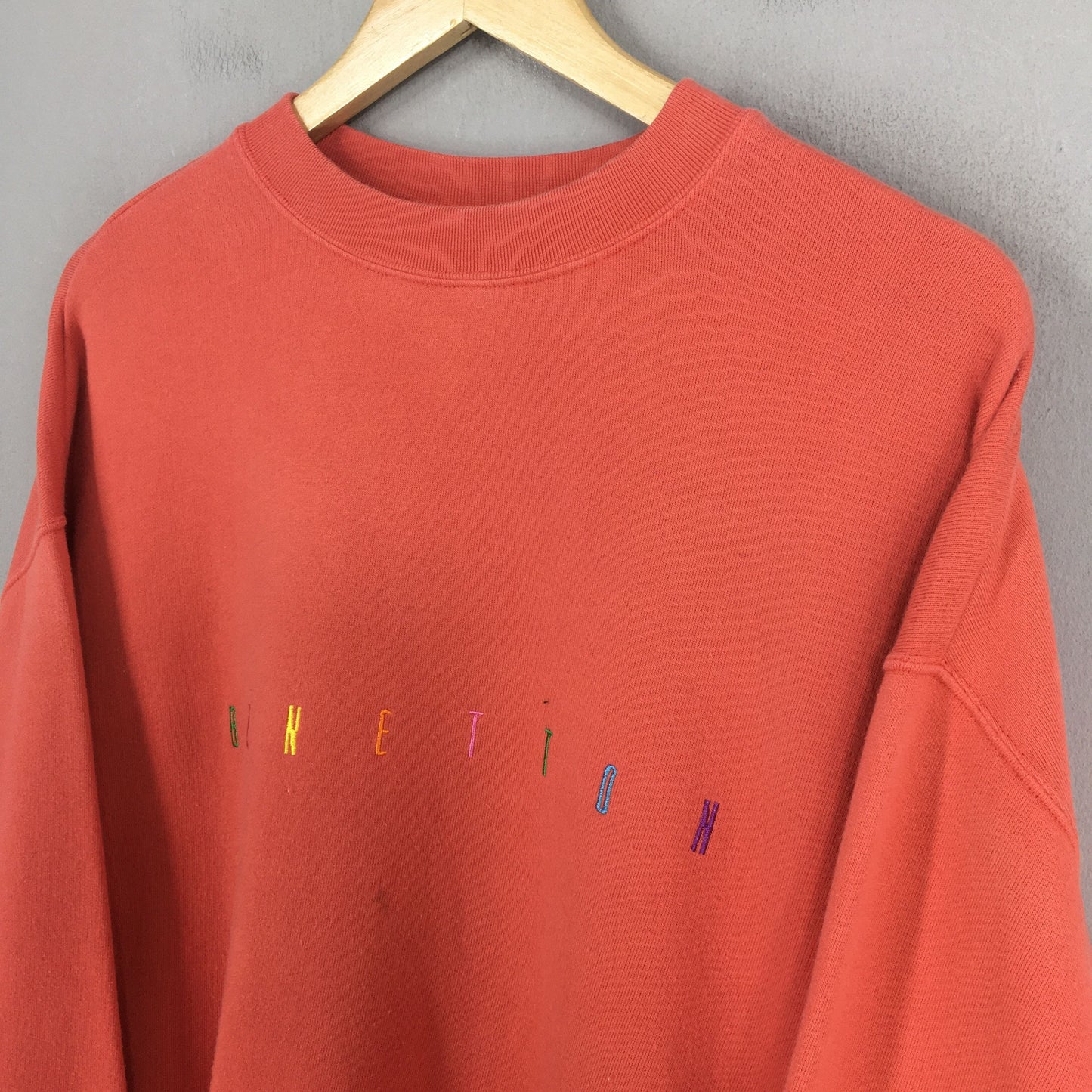 United Colors Of Benetton Peach Sweaters Medium