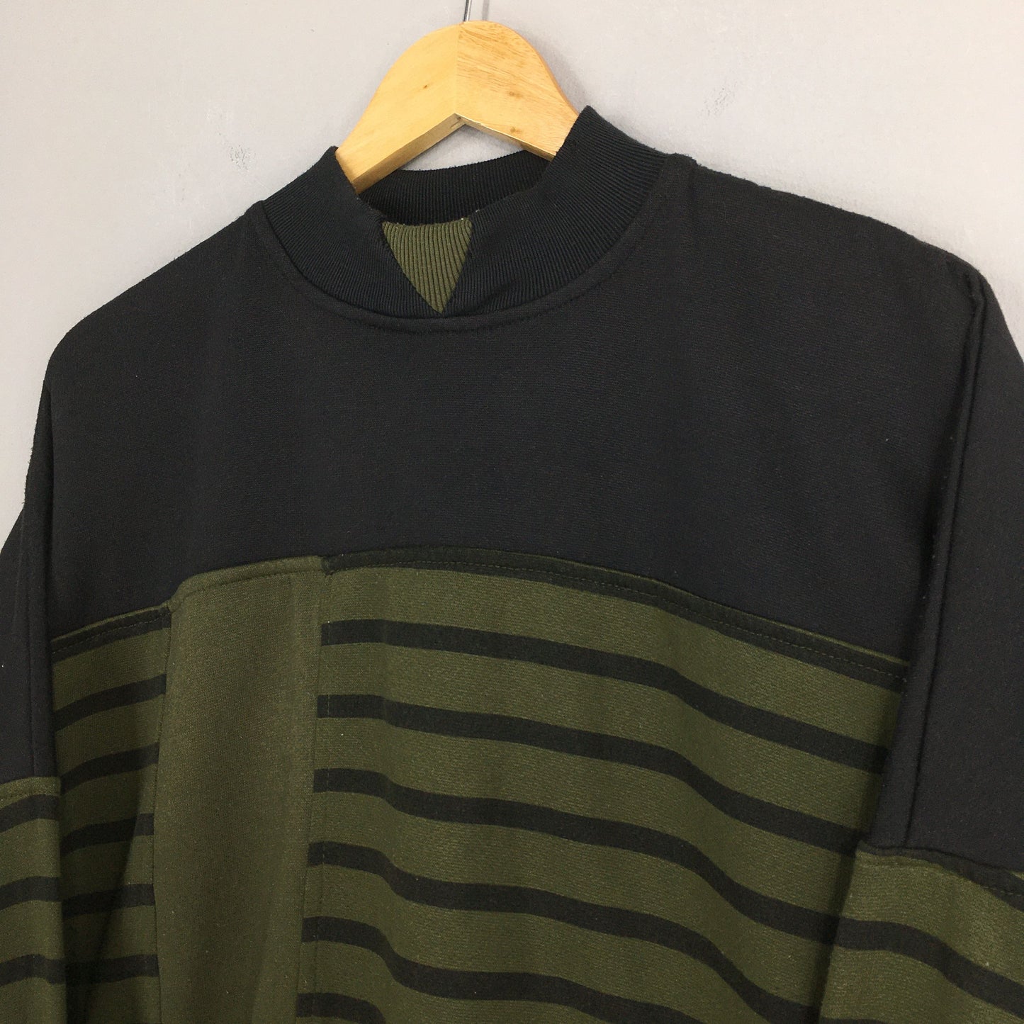 Retro Mcgregor Green Striped Sweater M