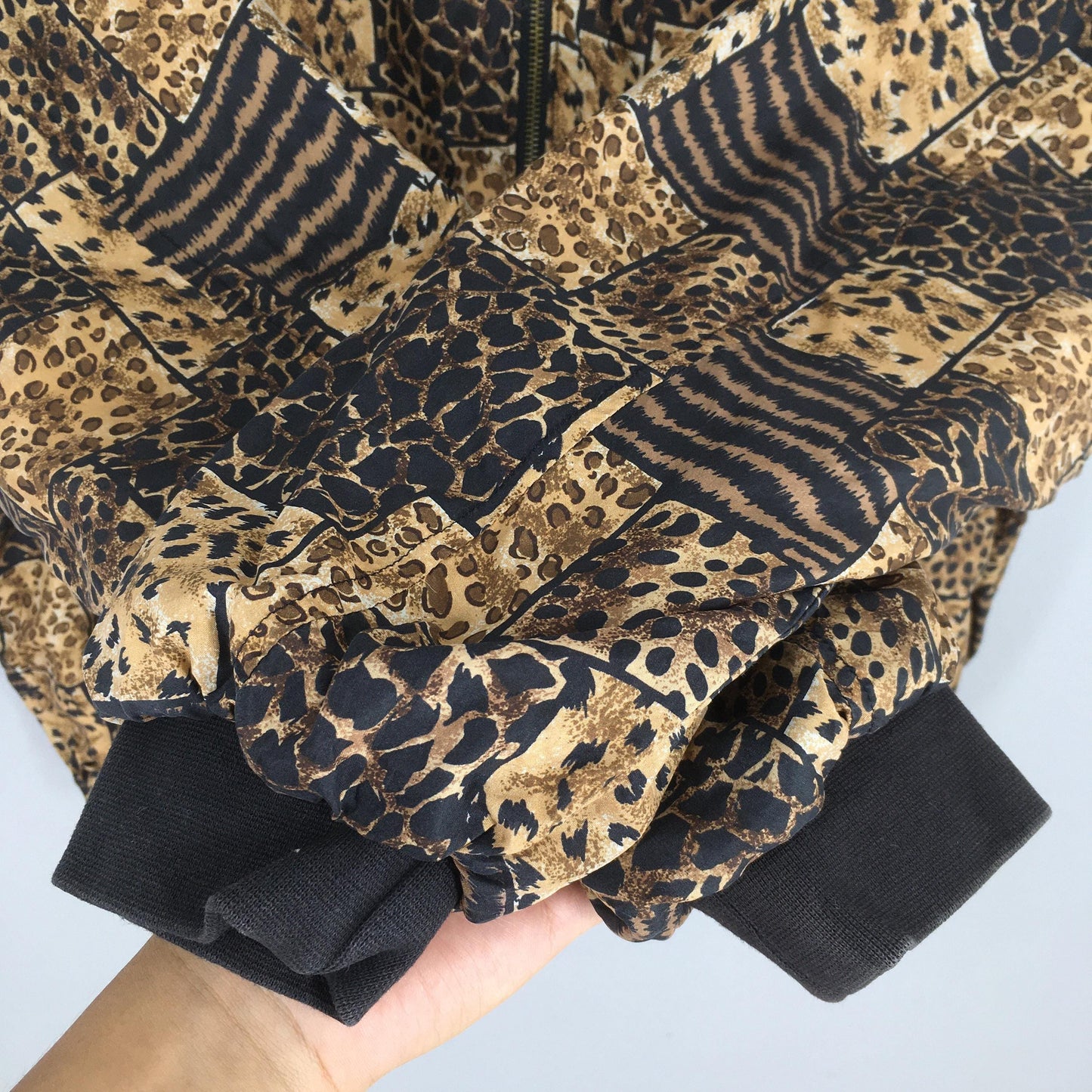 Tiger Leopard Patterned Jacket Medium