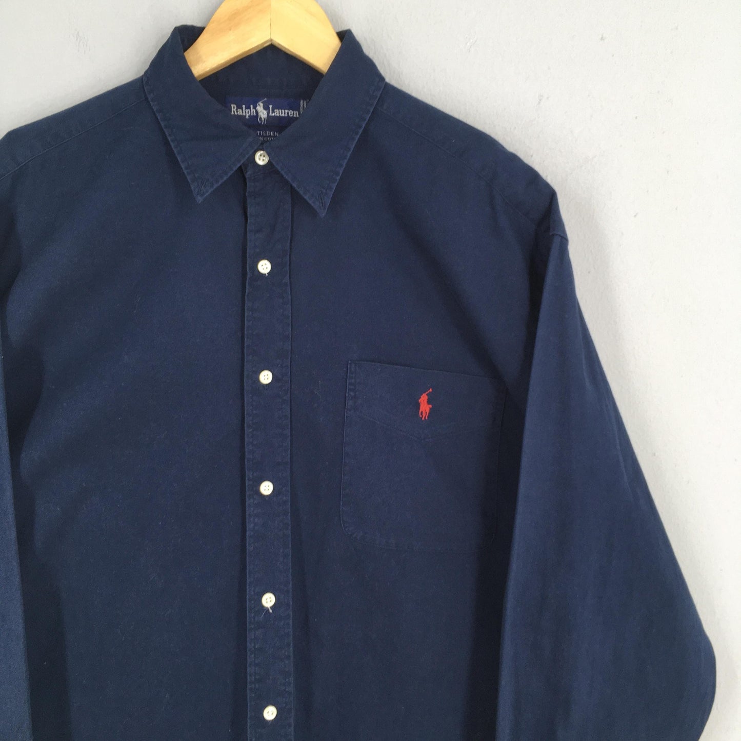 Ralph Lauren Indigo Blue Casual Shirt Large