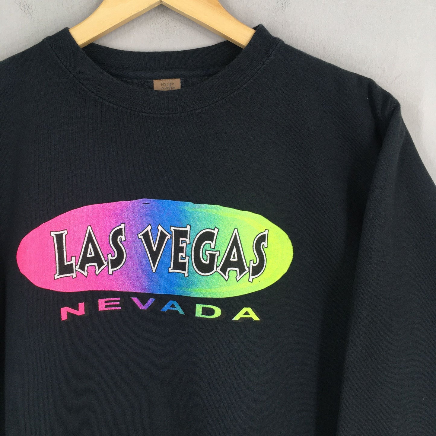 Las Vegas Nevada Black Sweatshirt Medium