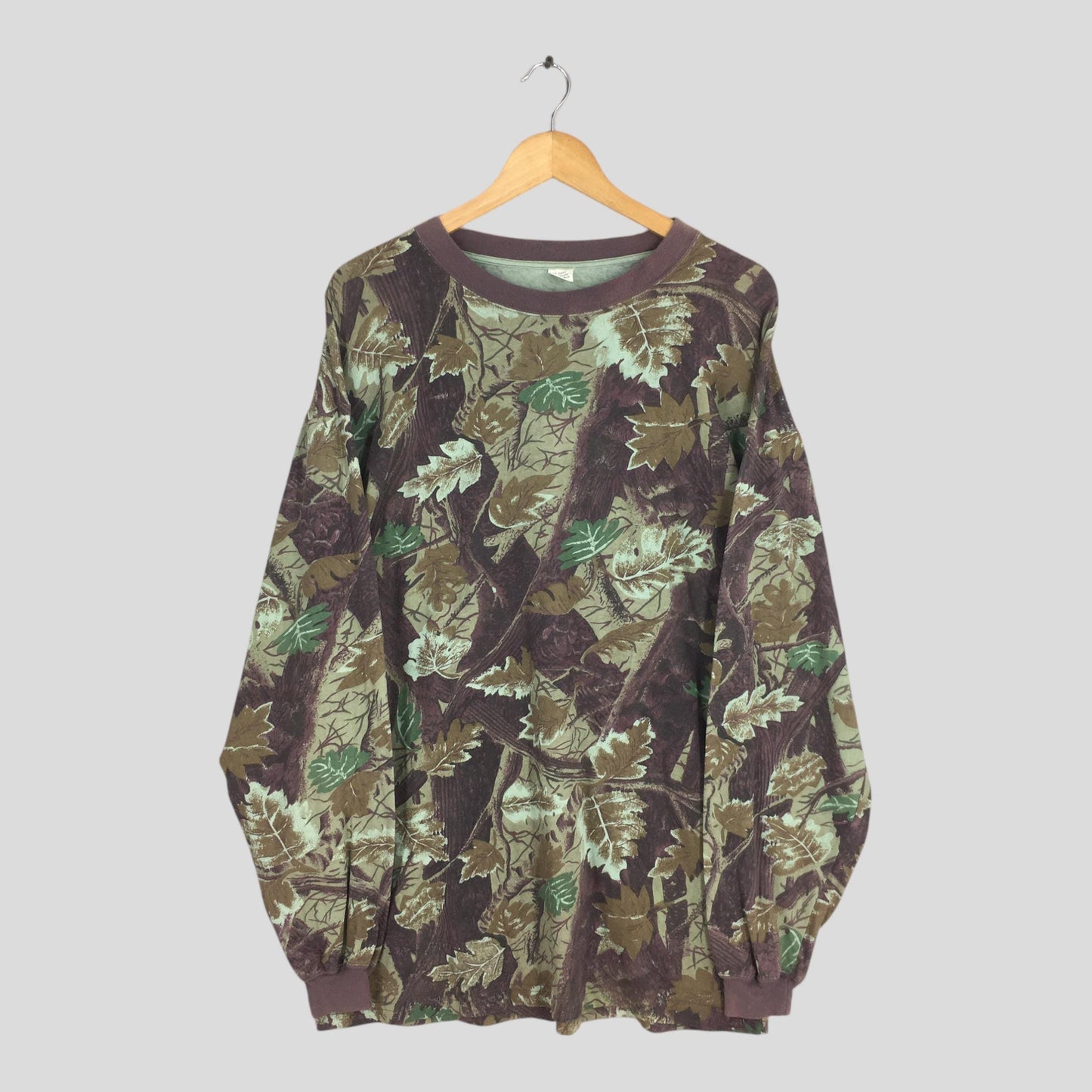 1980's Real Tree Camo Longsleeve T shirt XLarge