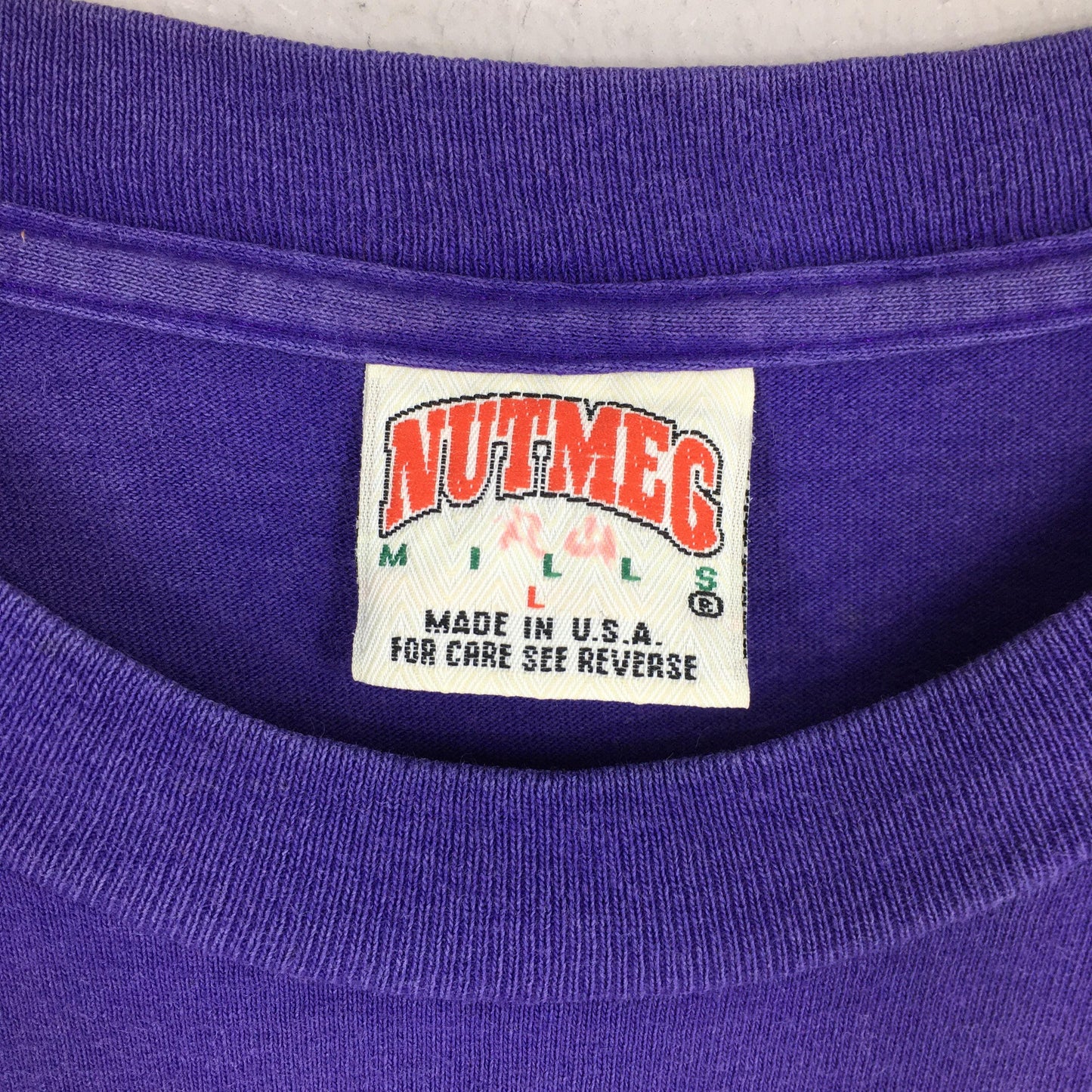 90s Toronto Raptors NBA Purple T shirt Large