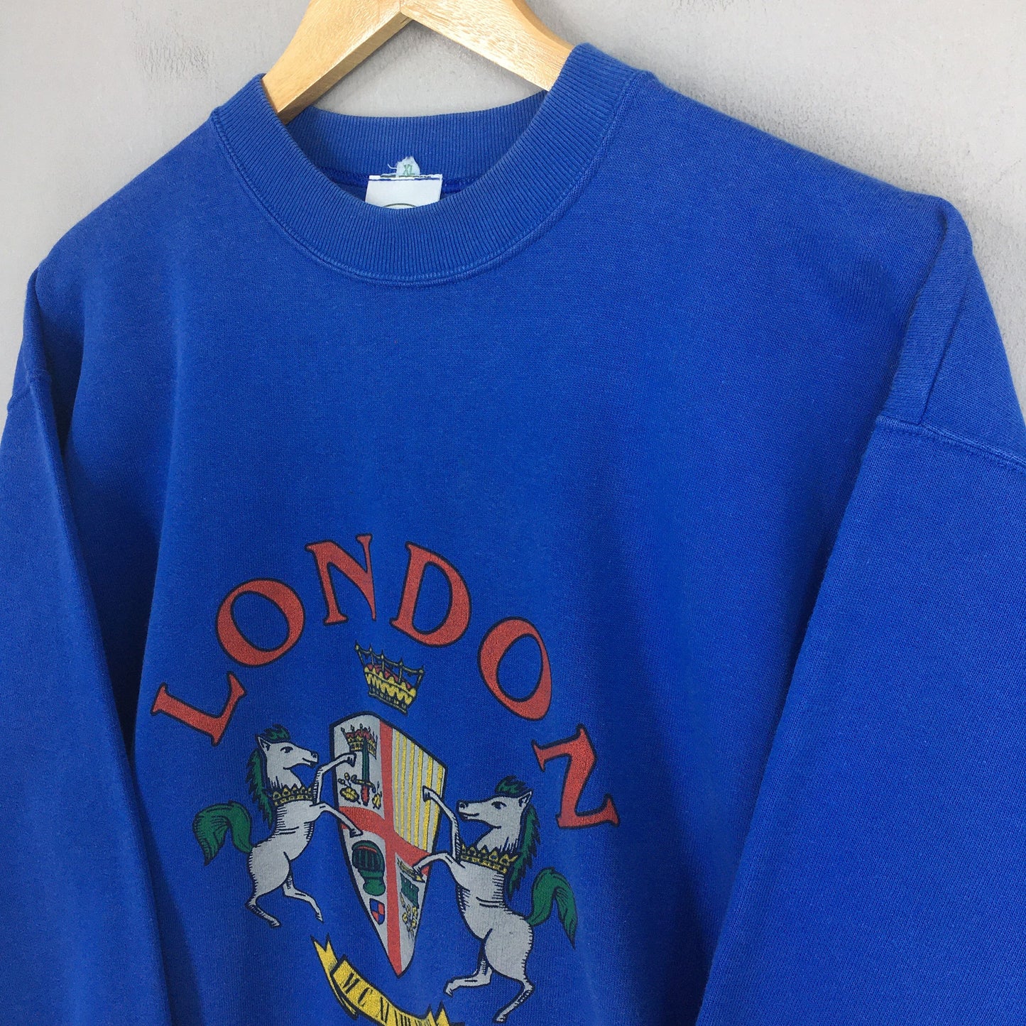 London England Blue Sweatshirt Medium