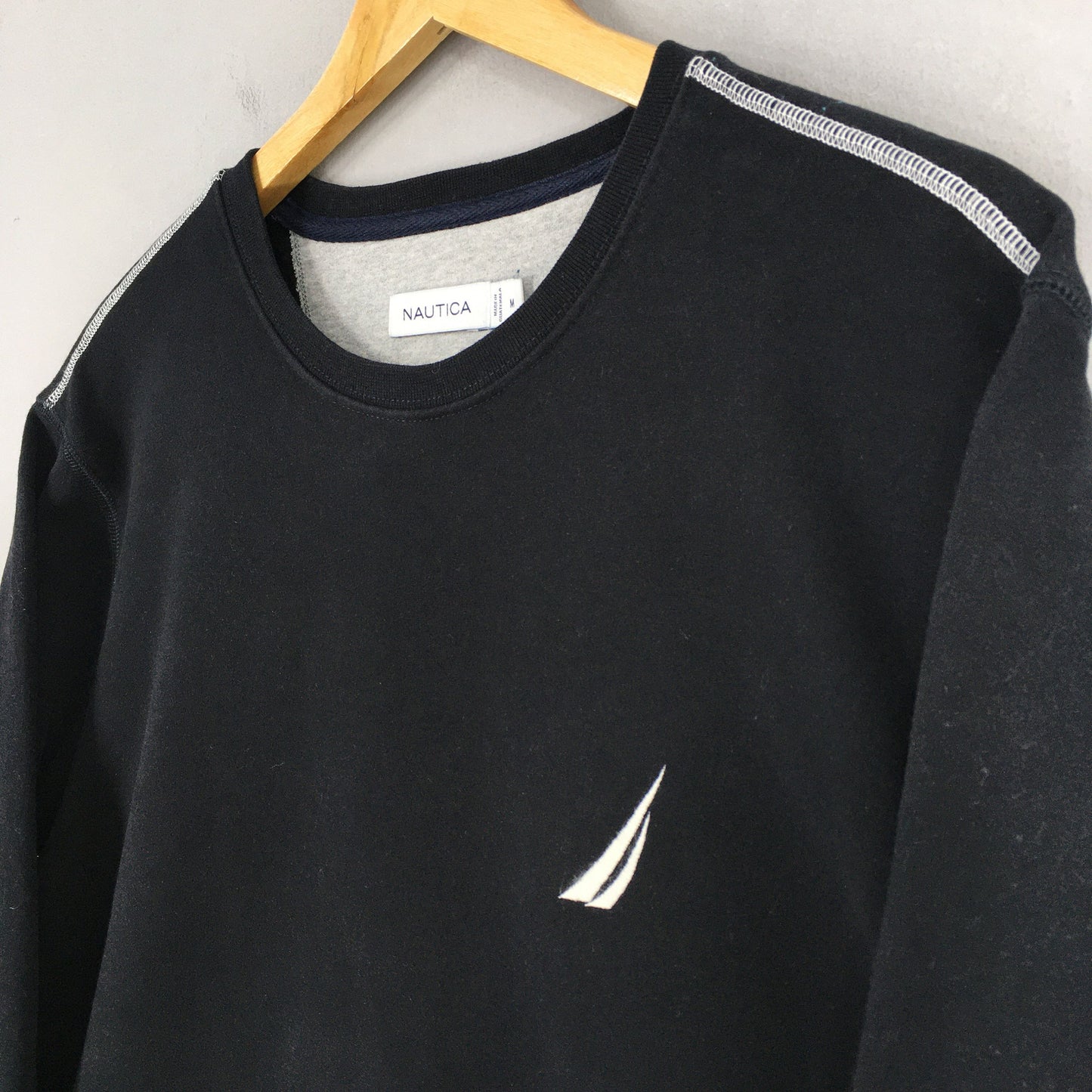 Nautica Black Sweatshirt Medium