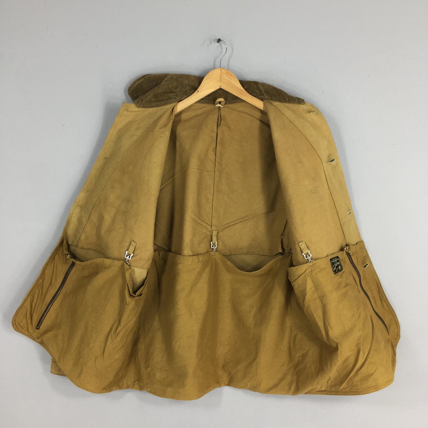 60's The Hettrick Mfg Co. Barn Field Multi Pocket Jacket Large