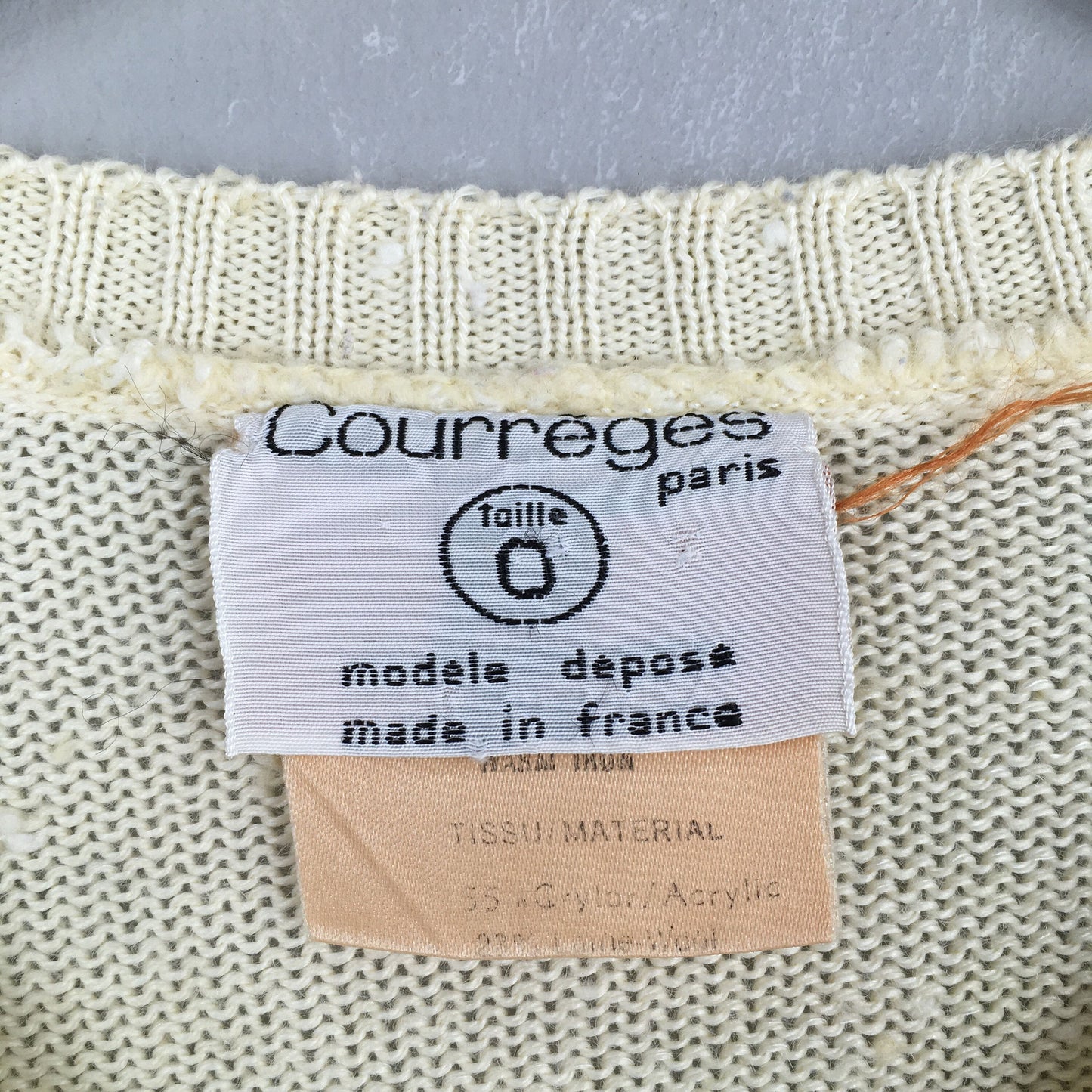 Courreges Paris Wool Sweater XSmall