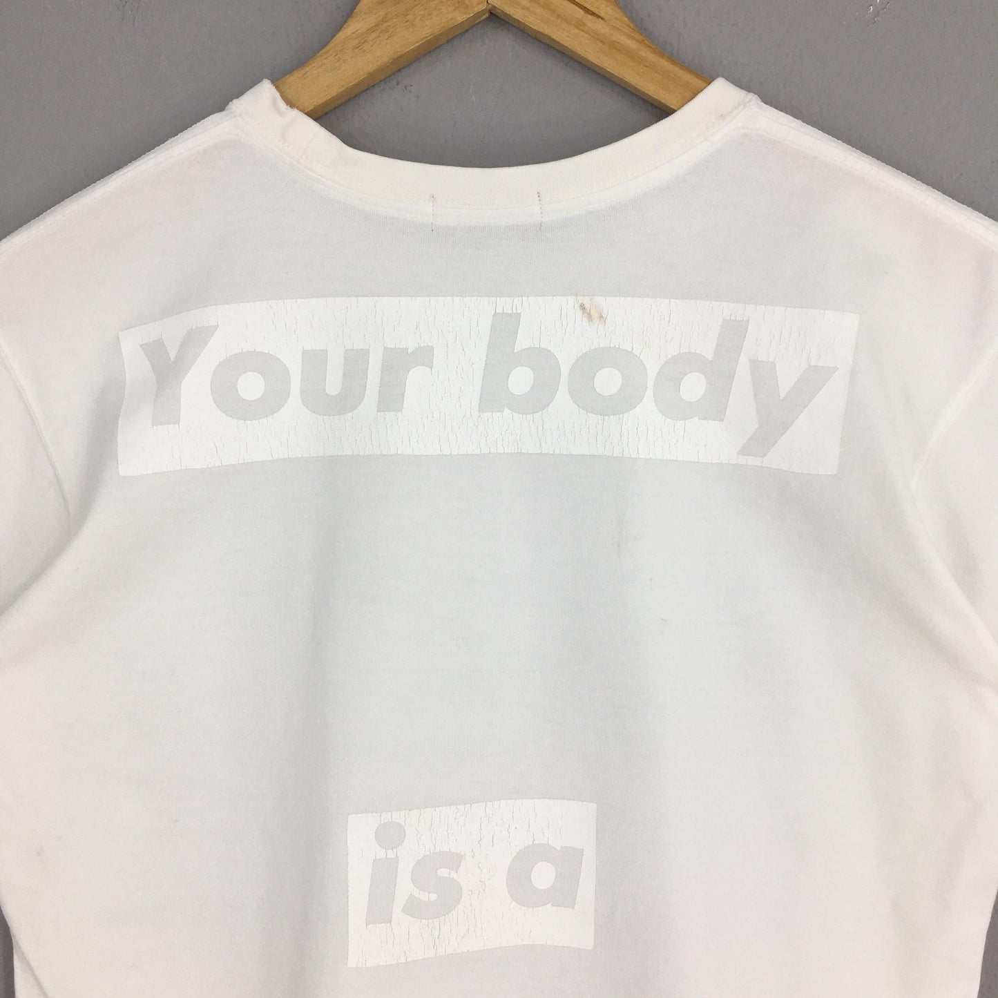 Barbara Kruger Pop Art White Tshirt Small