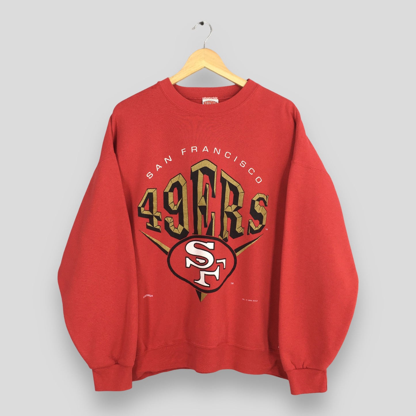 San Francisco 49ers Rugby NFL Sweatshirt 2XLarge