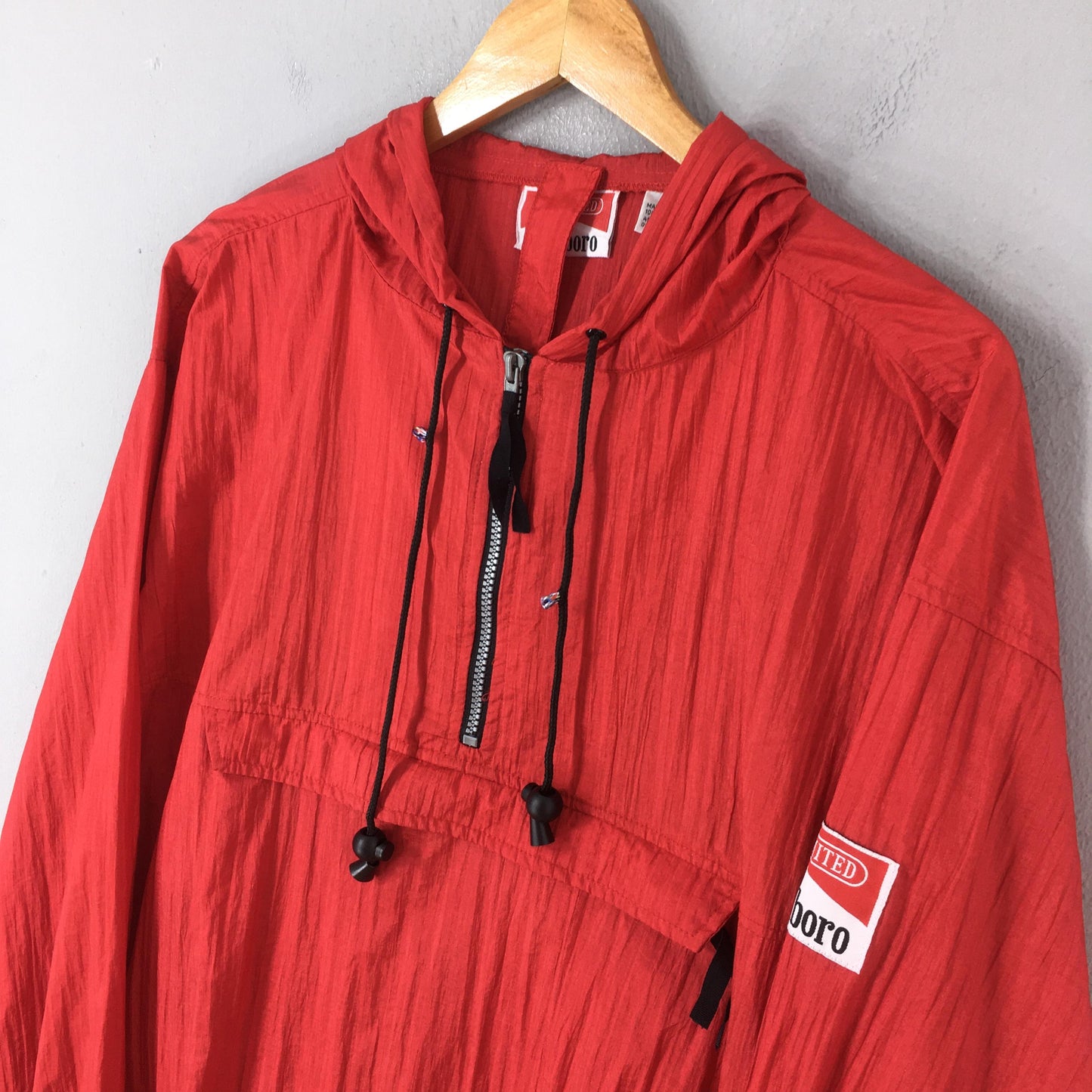 Marlboro Adventure Team Red Anorak Jacket Medium