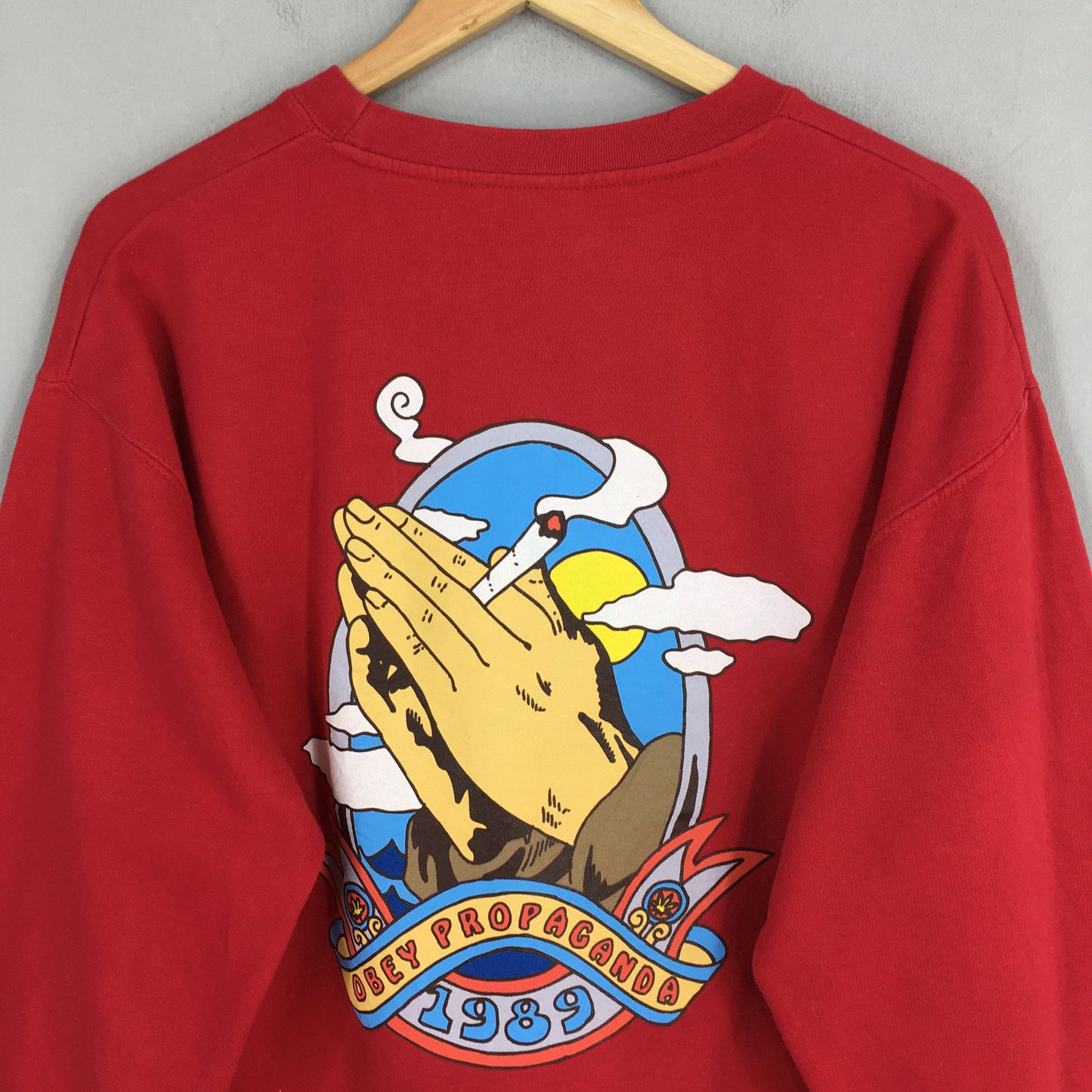 Obey Worldwide Propaganda Sweatshirt XLarge