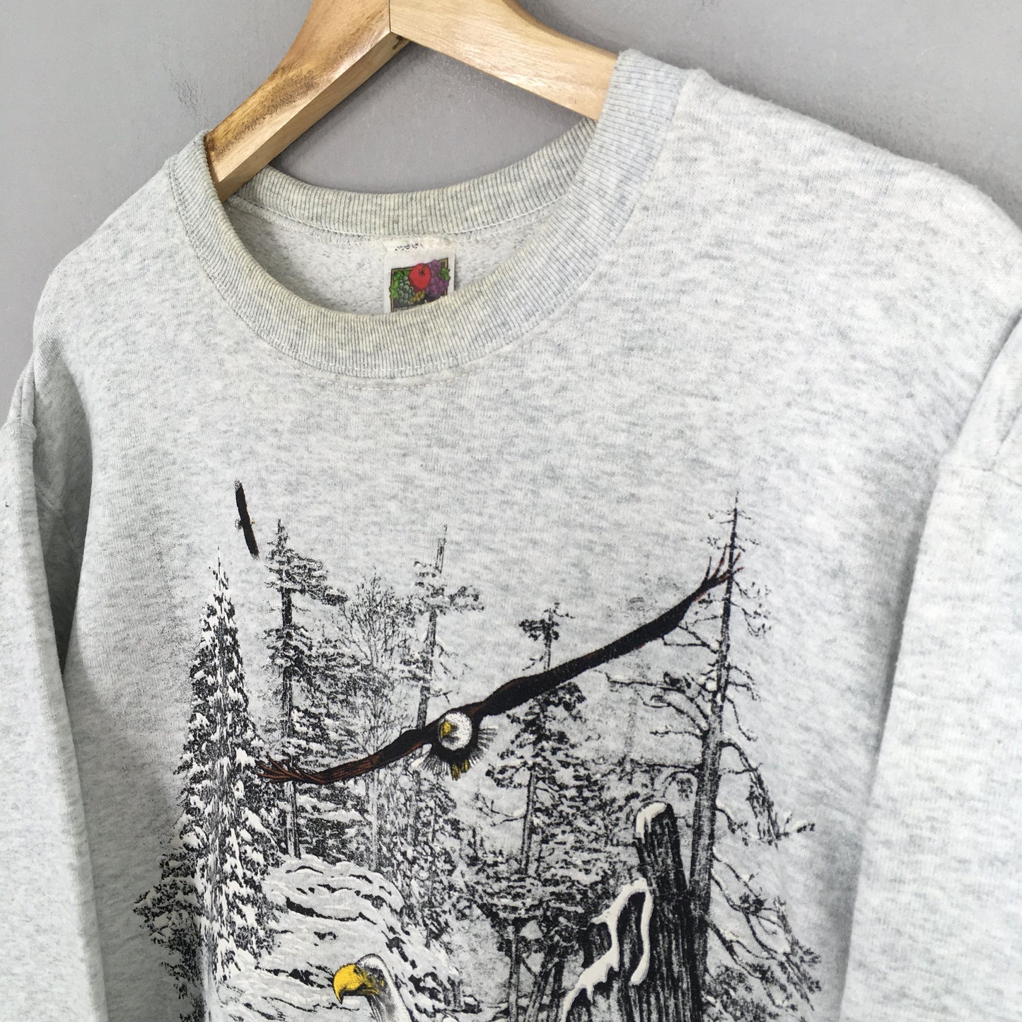 Bald Eagles Hawk Animal Fly Free Sweatshirt Medium