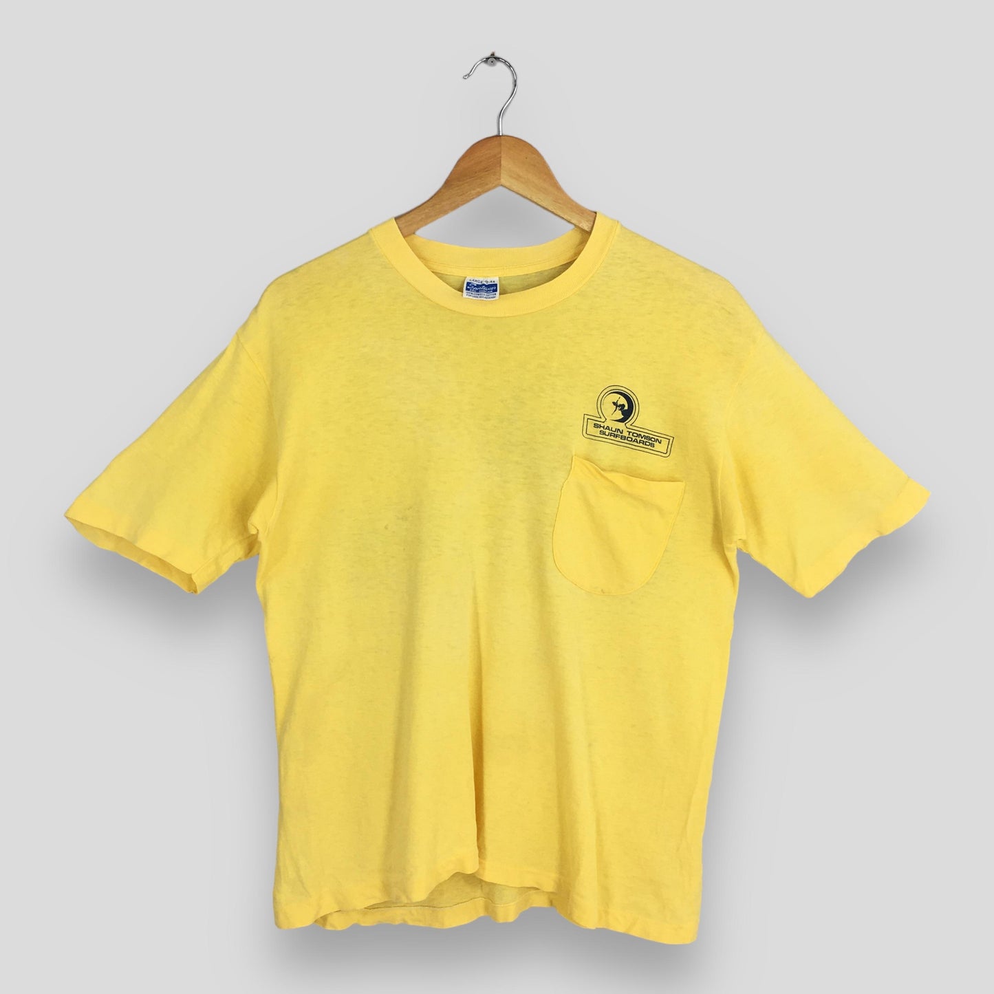 Shaun Tomson Surfer Yellow Tshirt Large