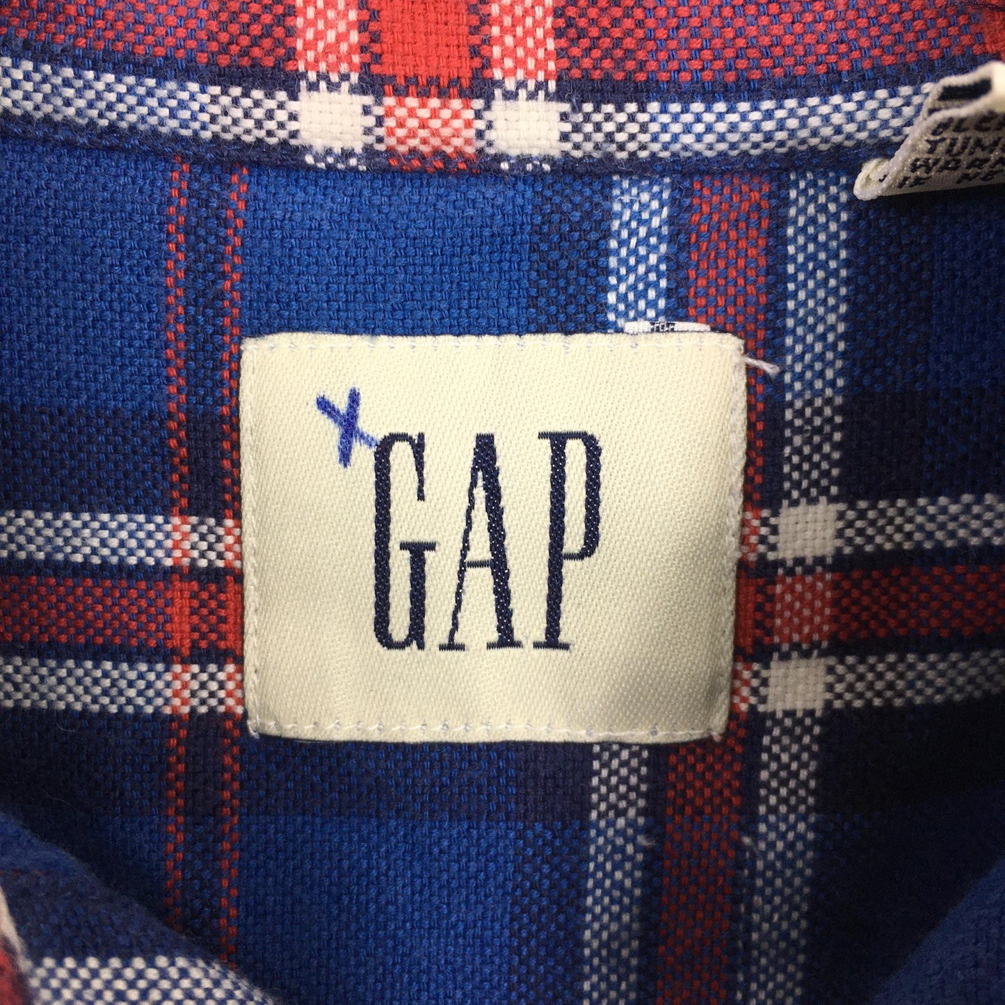 Gap Plaid Checkered Flannel Shirt Small