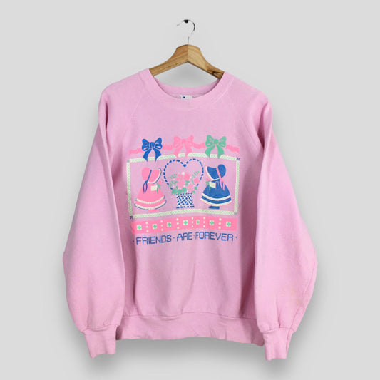 Love Friends Forever Sweatshirt Large