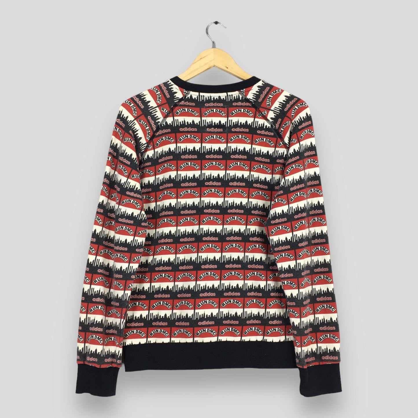 Adidas Run DMC Stripes Overpinted Sweater Small