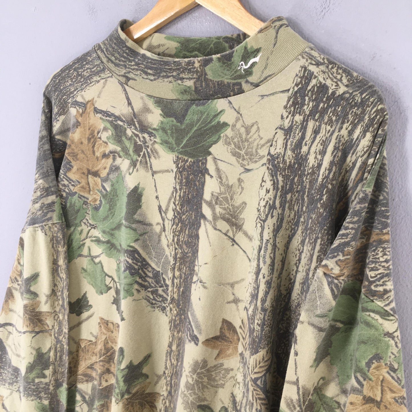 90s Duxbak Real Tree Camo Longsleeve Tshirt 3XLarge