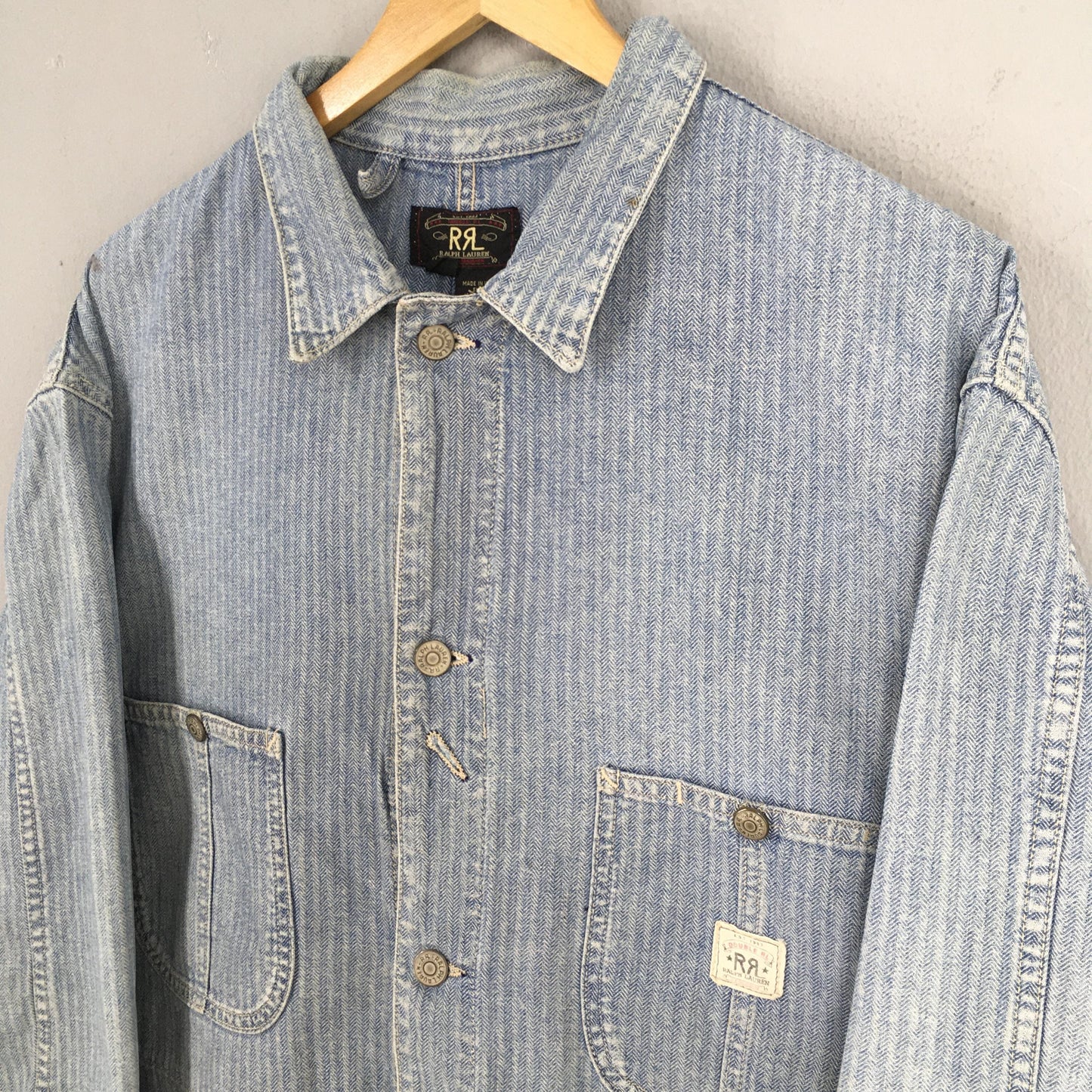 Polo Ralph Lauren Double RL Denim Workers Jacket Large