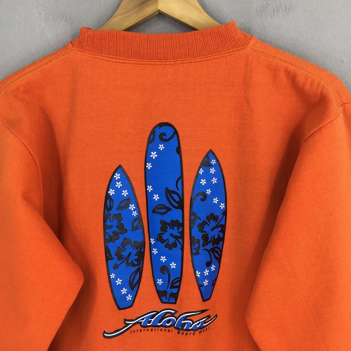 Aloha Australia Orange Sweatshirt Medium