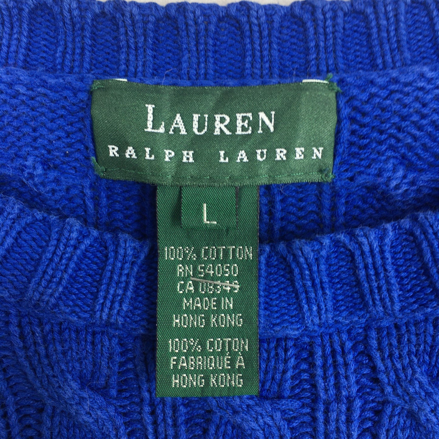 Polo Ralph Lauren Woven Women Knitwear Large