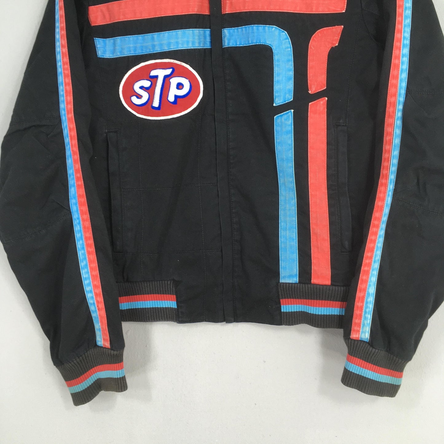 Puma Stp Dodge The Racers Edge Blue Cotton Jacket Medium